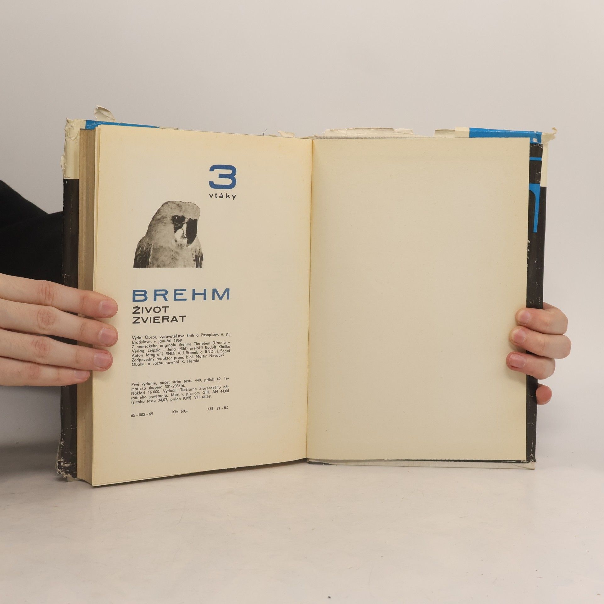 Alfred Edmund Brehm Život zvierat 3. Vtáky