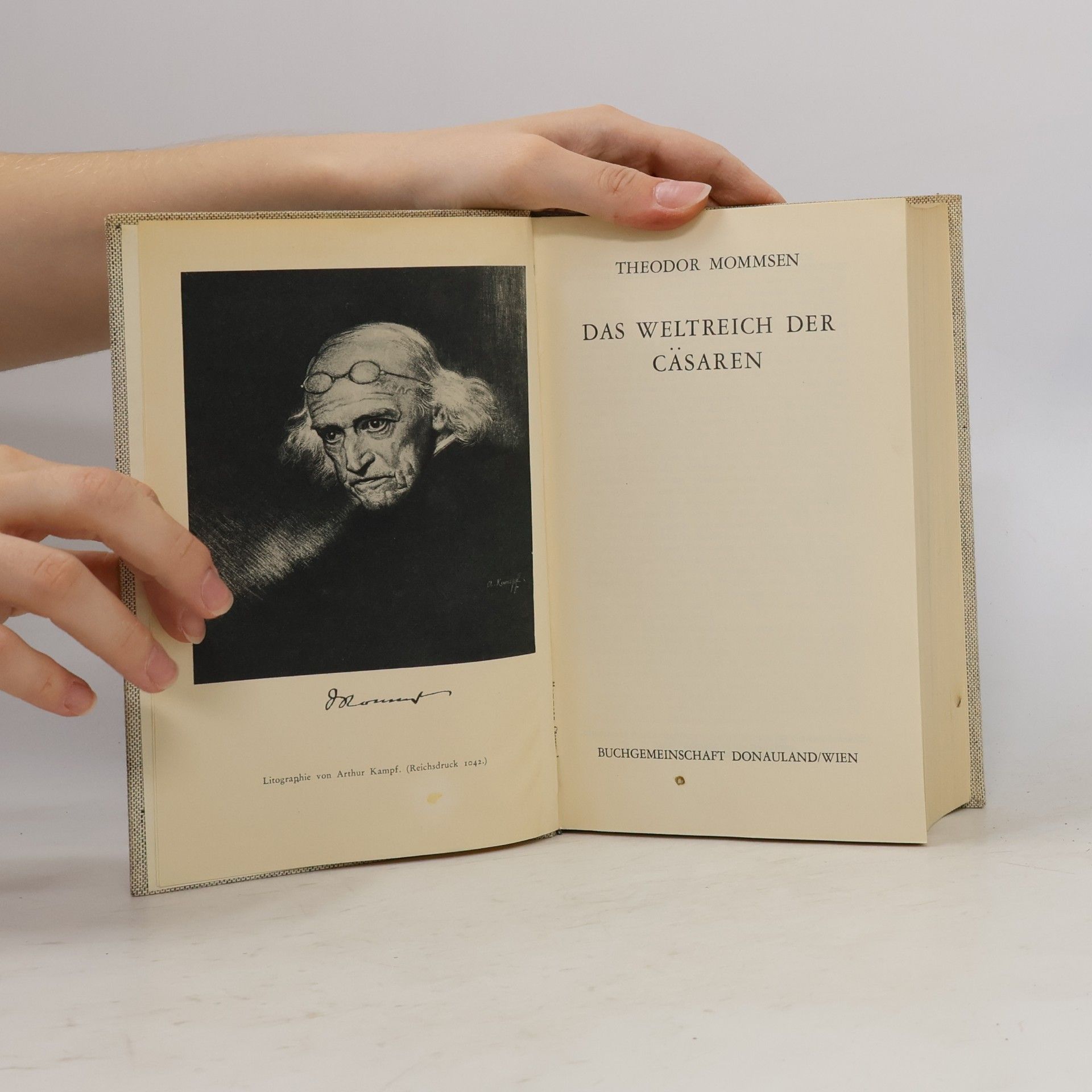 Theodor Mommsen Weltreich der Cäsaren