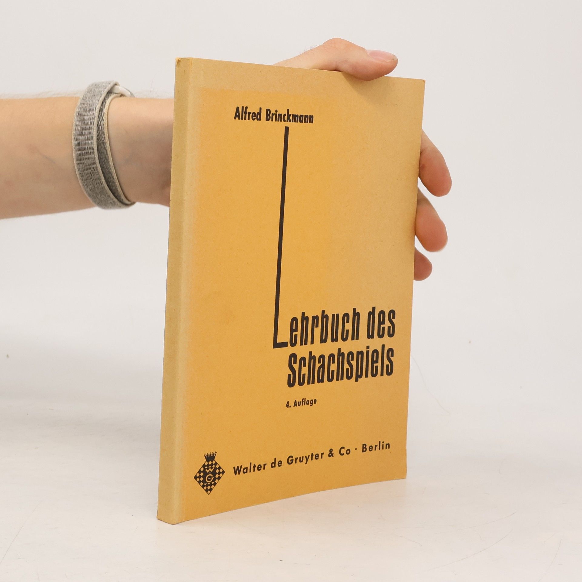 Alfred Brinckmann Lehrbuch des Schachspiels