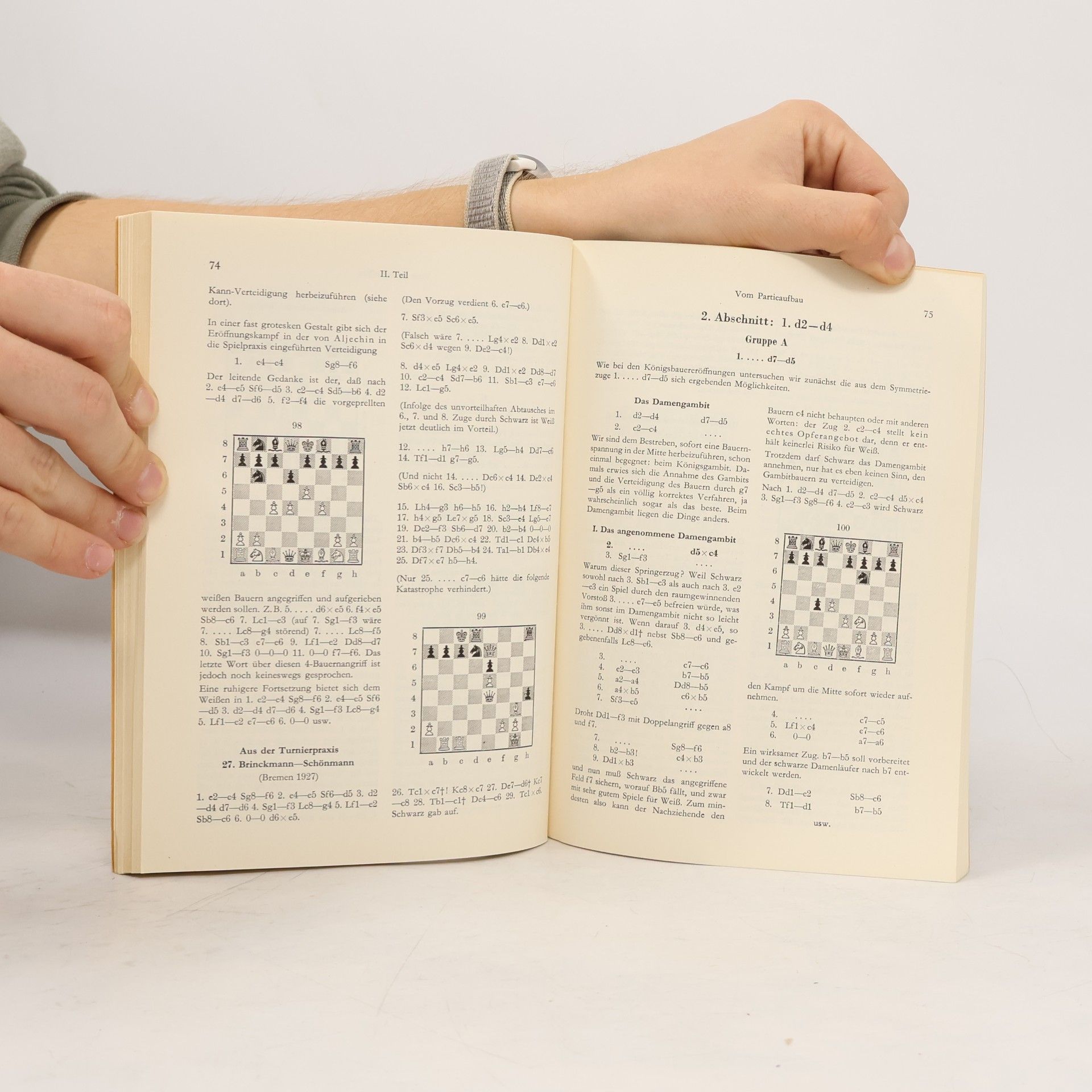 Alfred Brinckmann Lehrbuch des Schachspiels