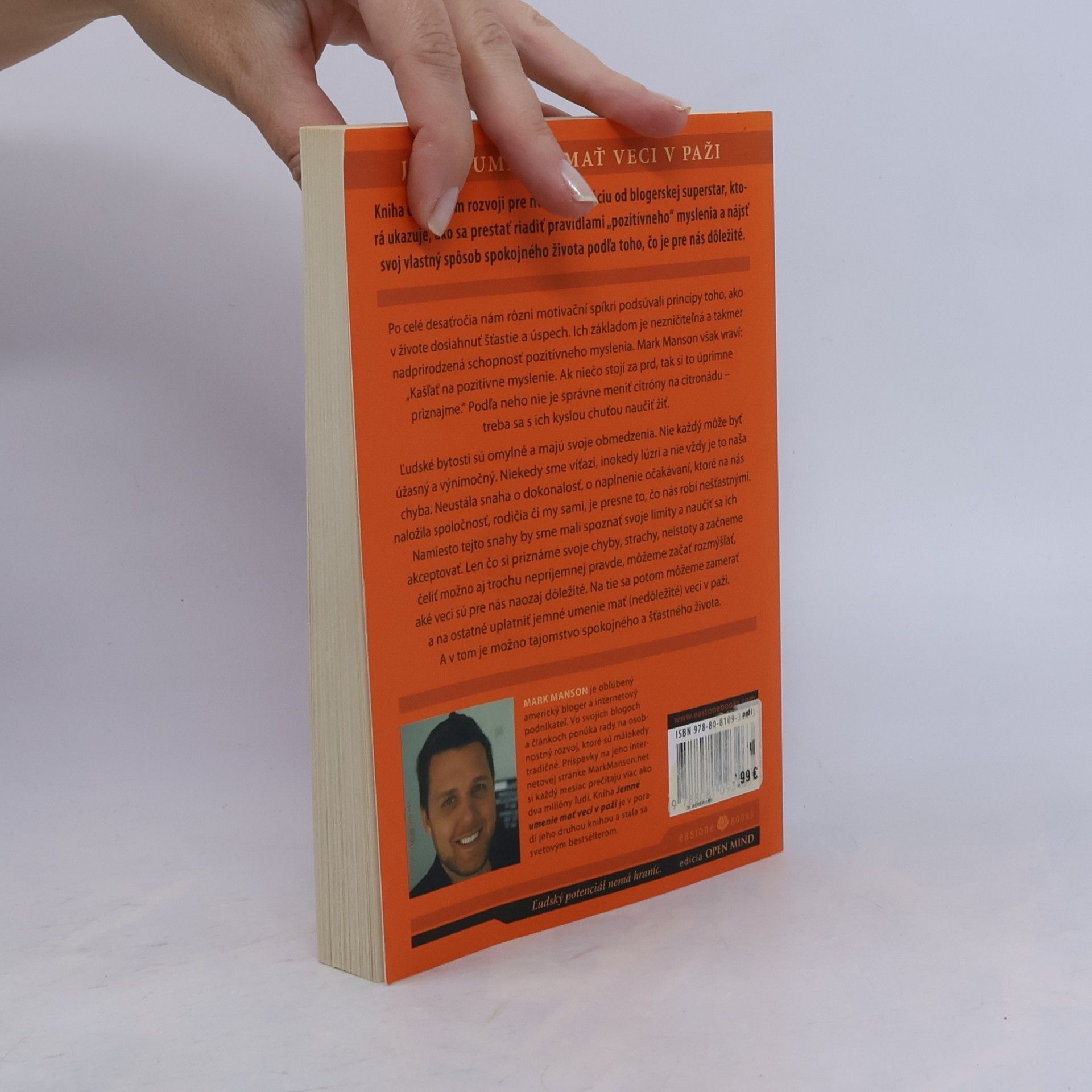 Mark Manson Jemné umenie mať veci v p**i