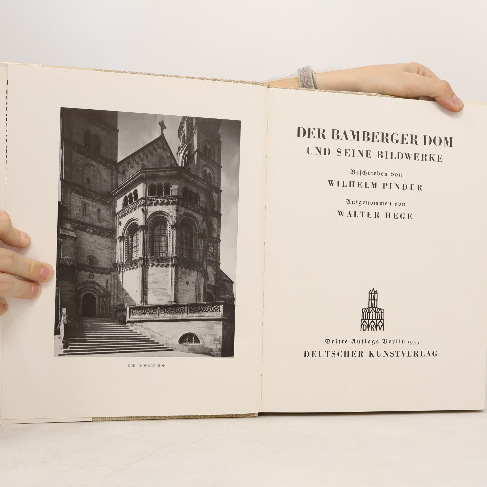 Wilhelm Pinder Der Bamberer dom und seine Bildwerke