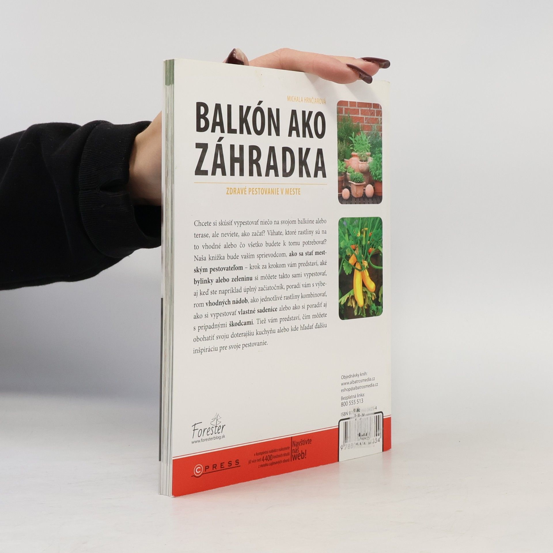 Michala Hrnčiarová Balkón ako zahrádka