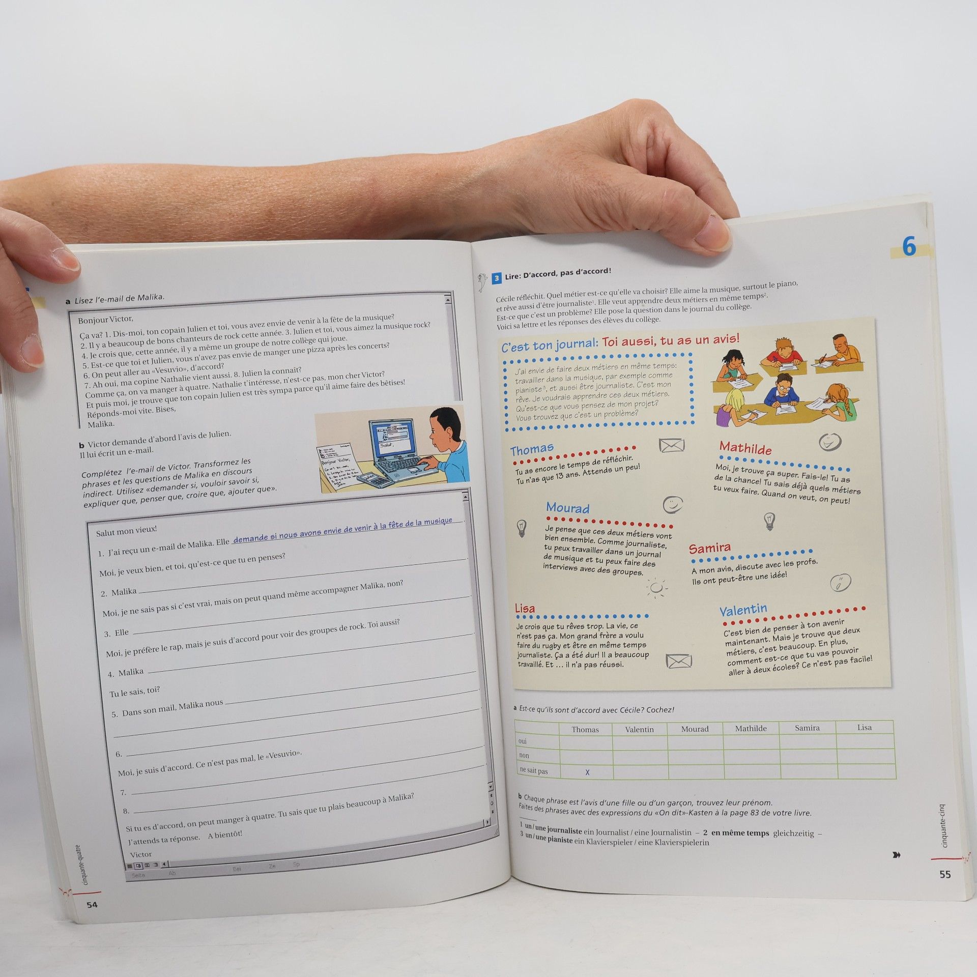 Gérard Alamargot Cahier d'activites, 2. Lernjahr
