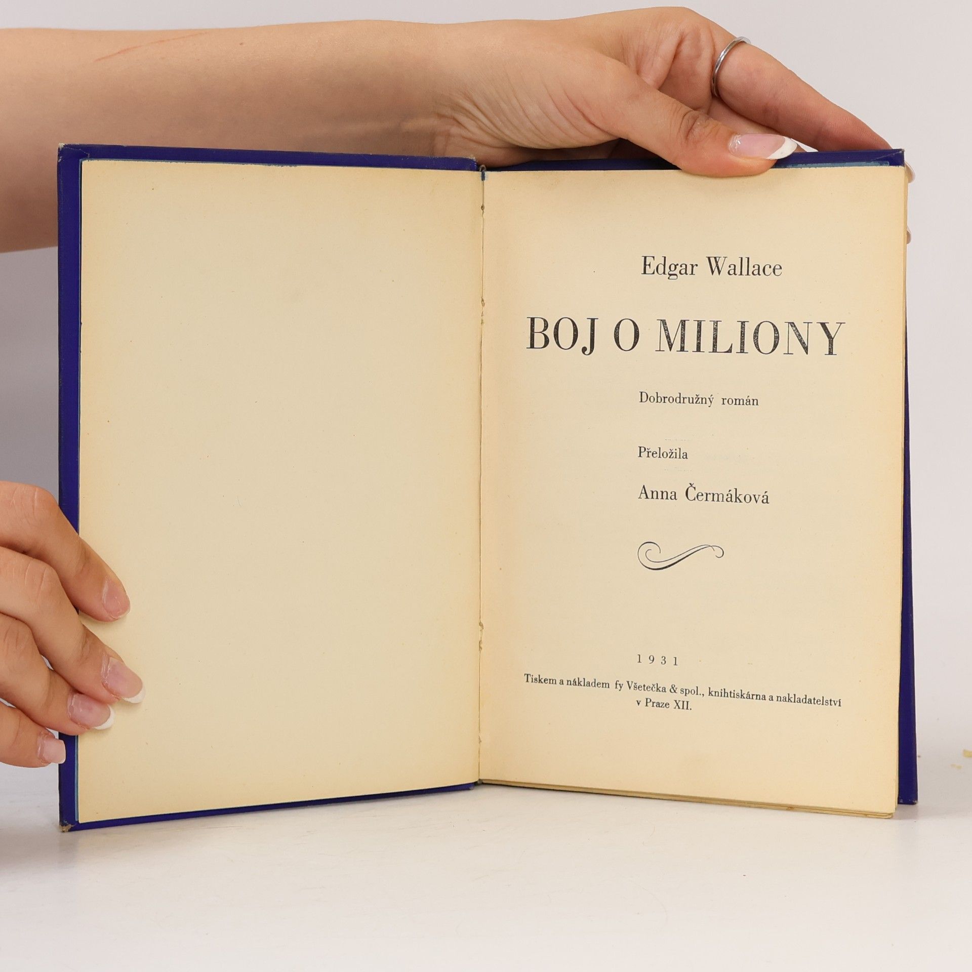 Edgar Wallace Boj o miliony