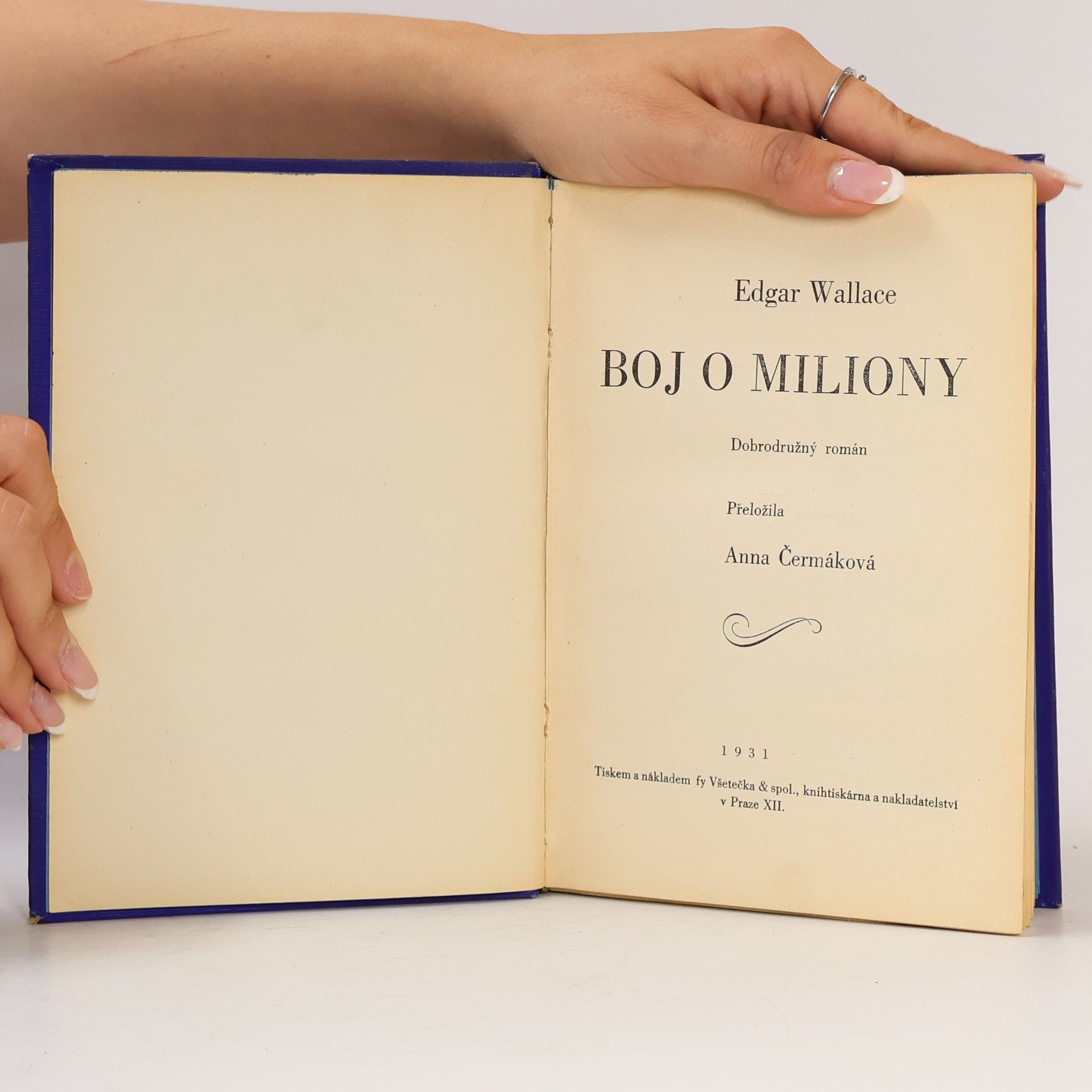 Edgar Wallace Boj o miliony