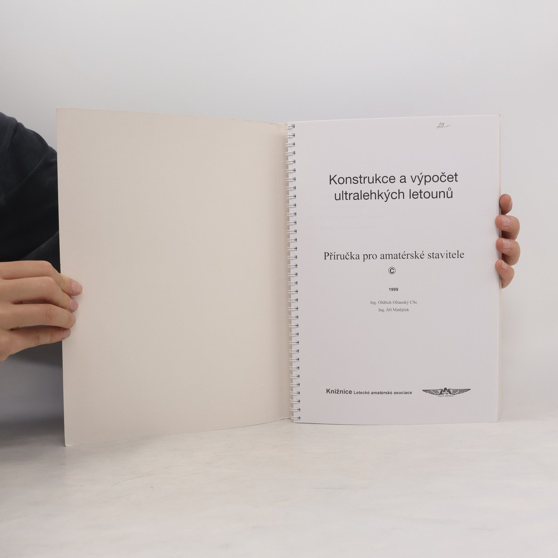 Oldřich Olšanský Konstrukce a výpočet ultralehkých letounů : příručka pro amatérské stavitele