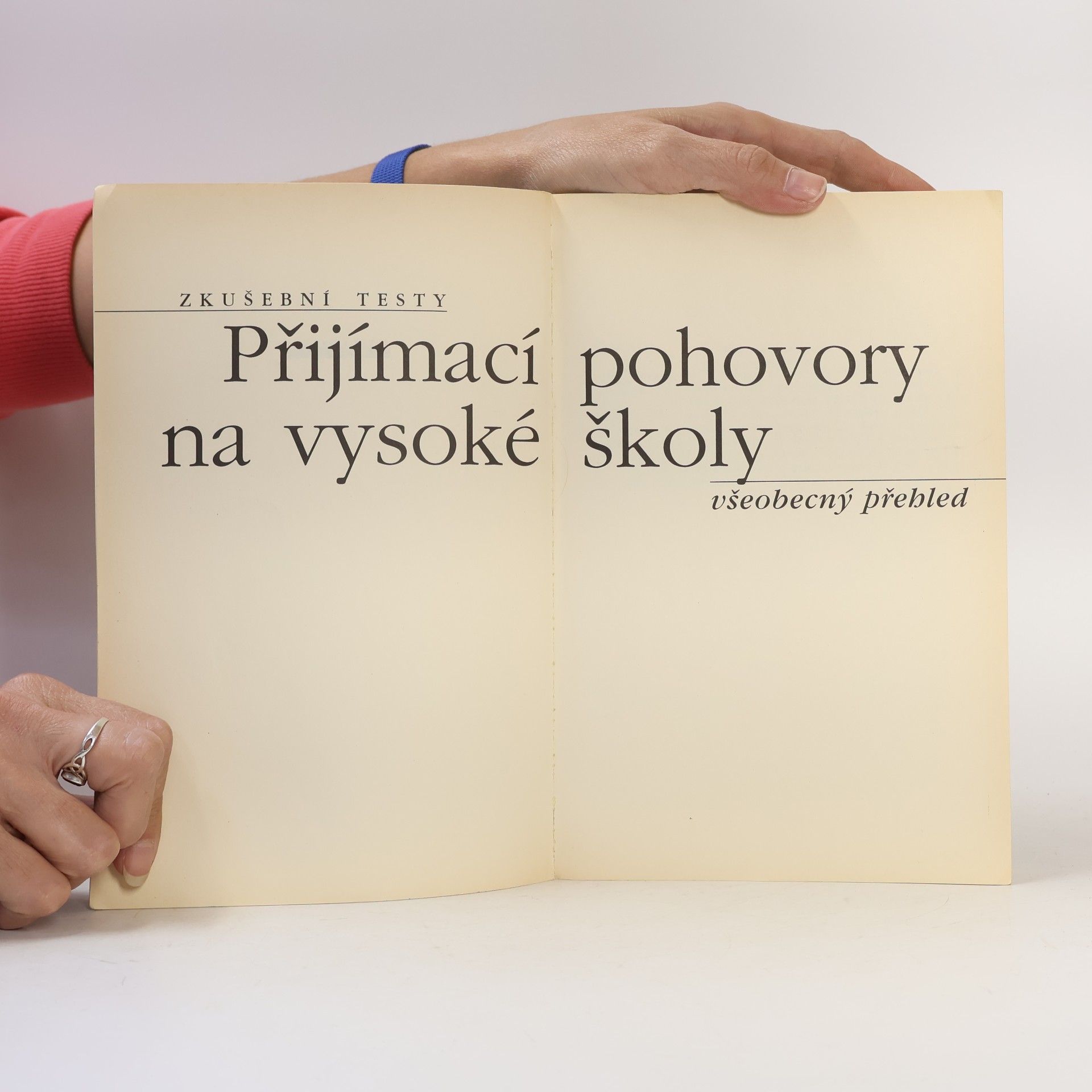 Kolektív autorov Přijímací pohovory na vysoké školy