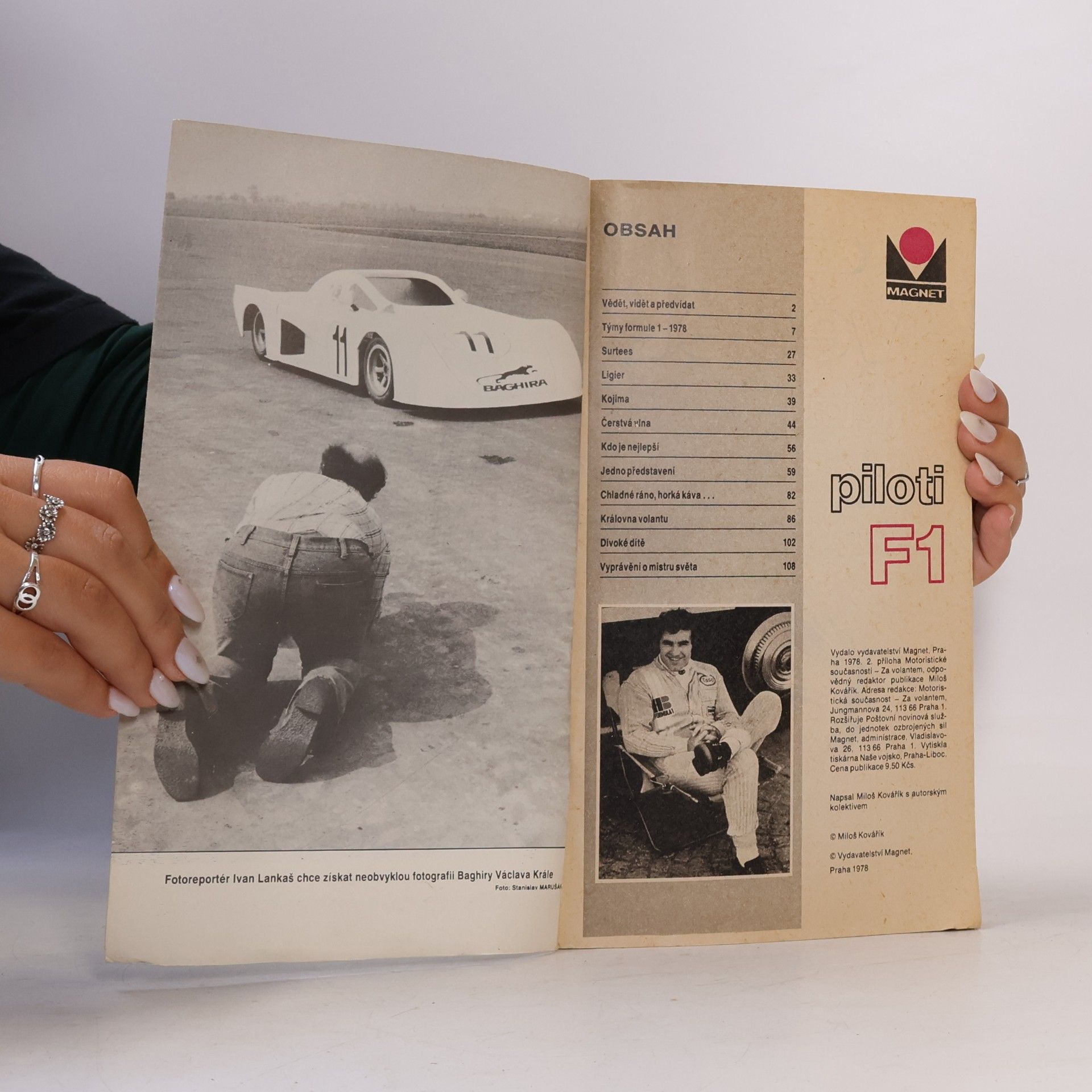 Miloš Kovářík Piloti F1