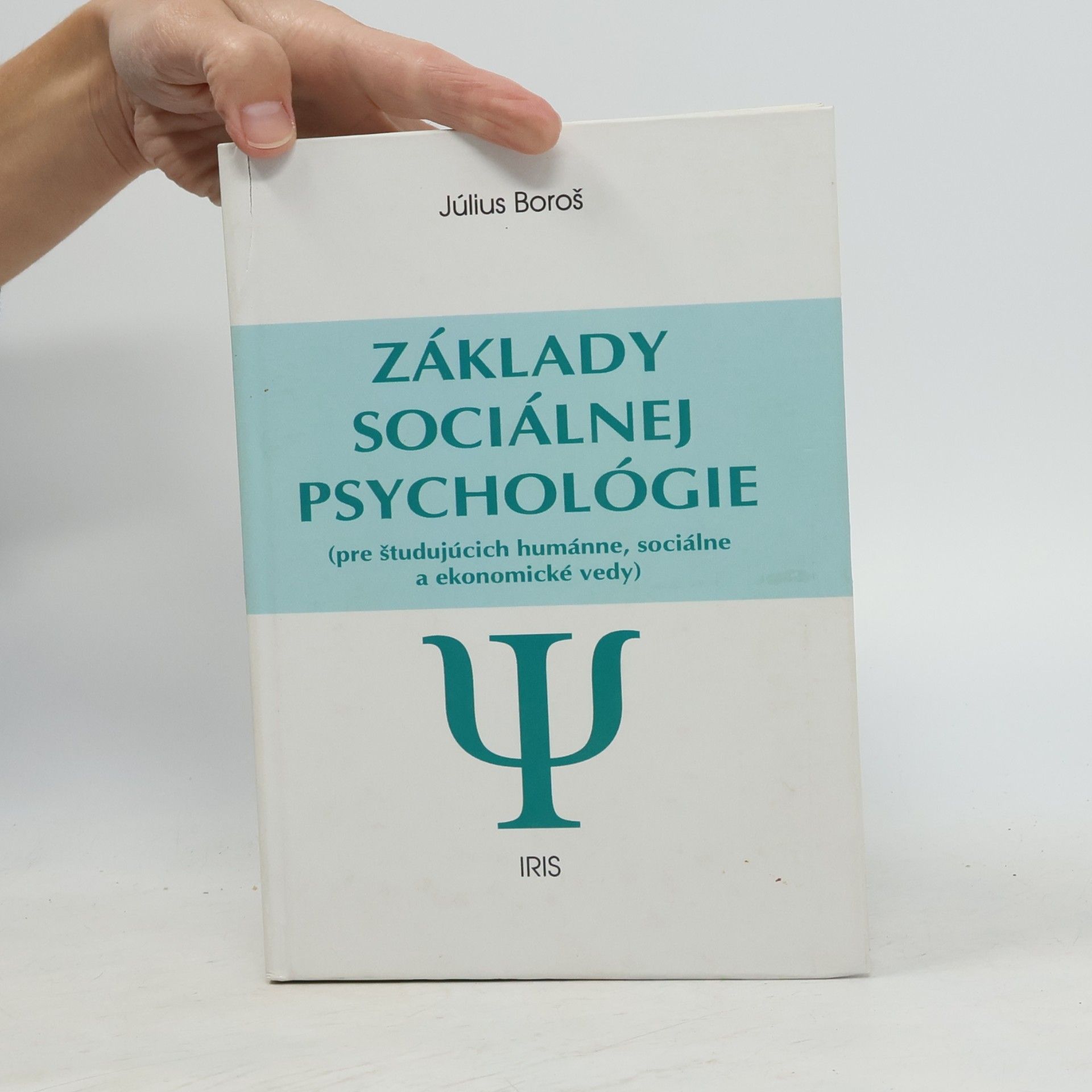 Július Boroš Základy sociálnej psychológie