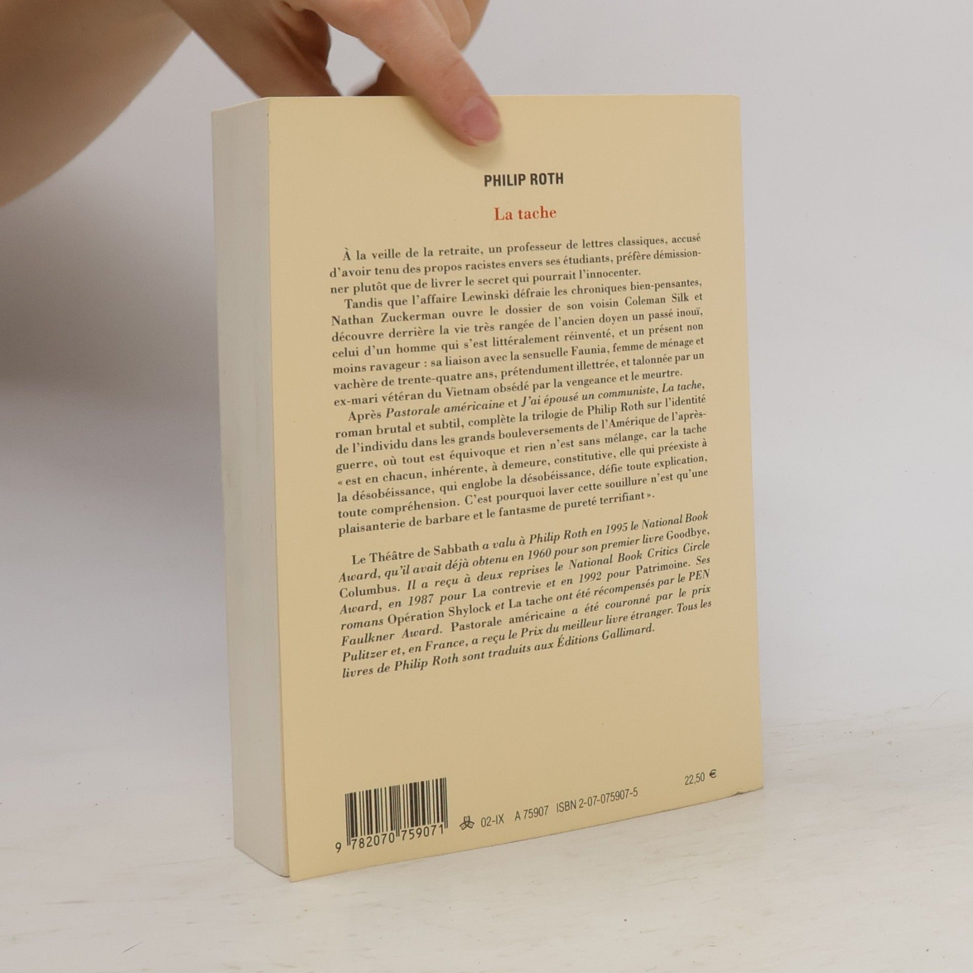 Philip Roth La Tache