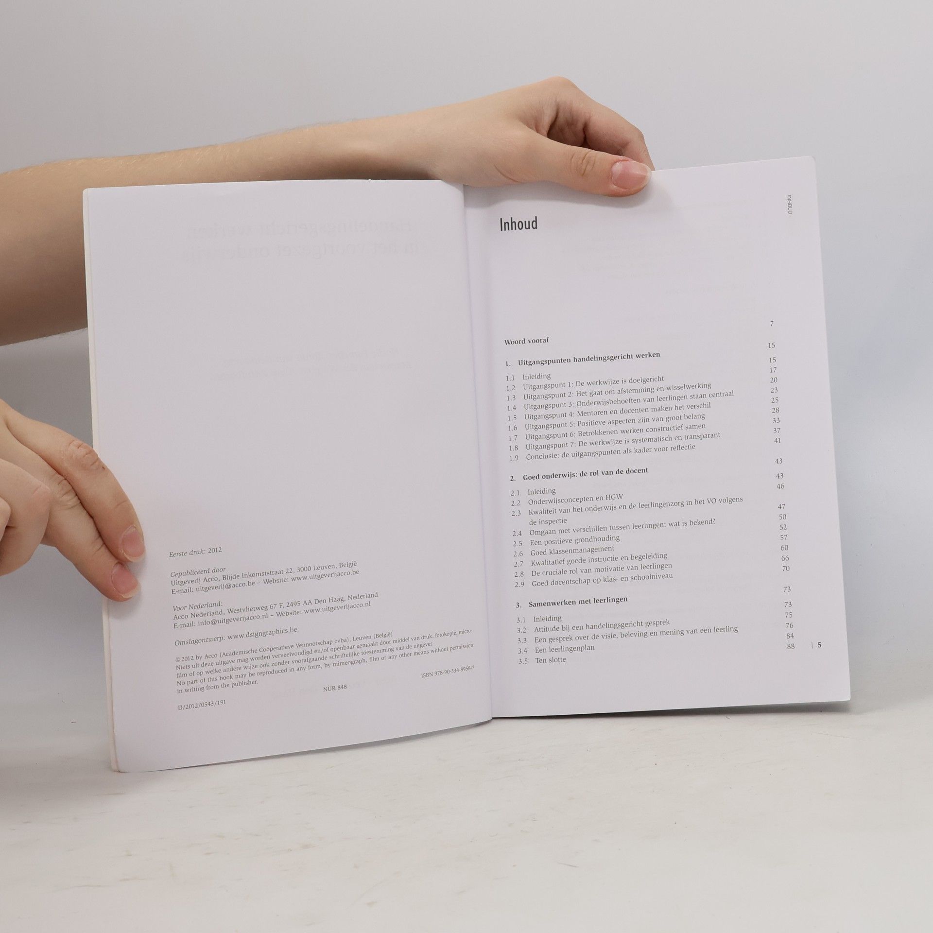Noëlle K. Pameijer Handelingsgericht werken in het voortgezet onderwijs