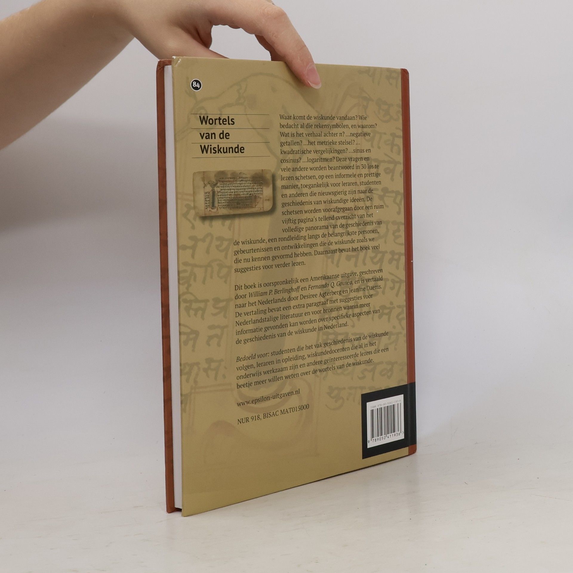 WilliamP Berlinghoff Epsilon uitgaven - 84: Wortels van de Wiskunde
