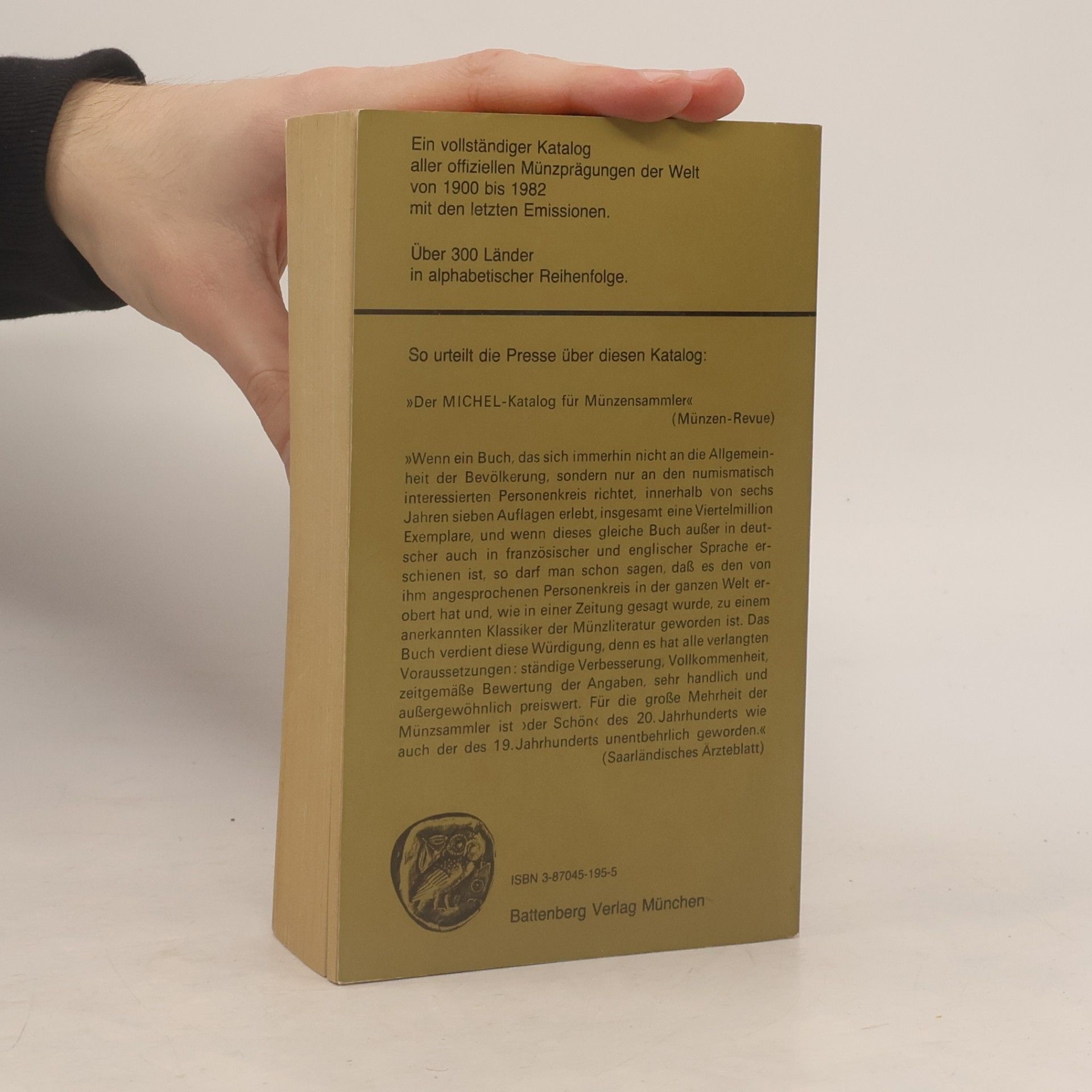 Günter Schön Weltmünzkatalog 20. Jahrhundert A-I