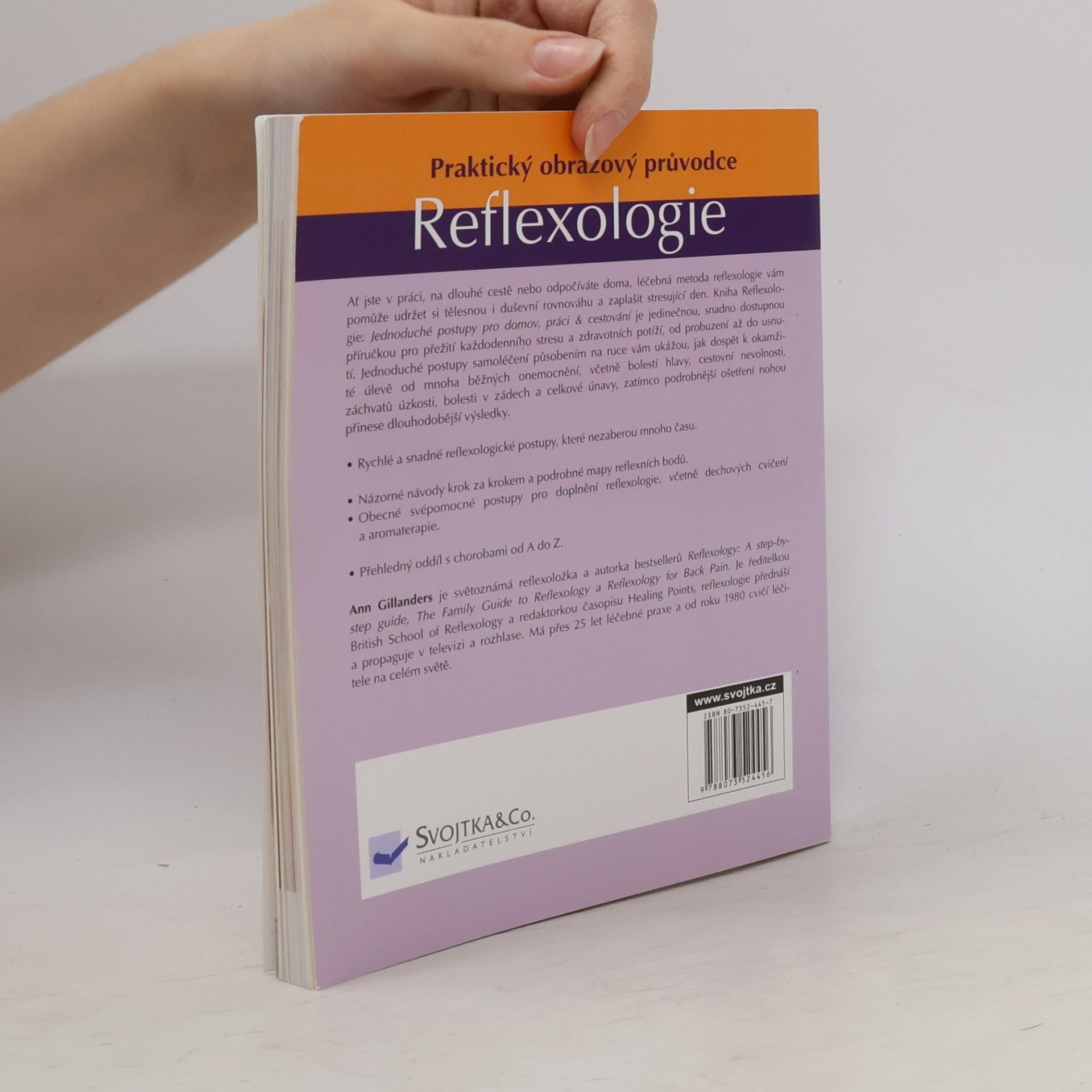 Ann Gillanders Reflexologie. Praktický obrazový průvodce