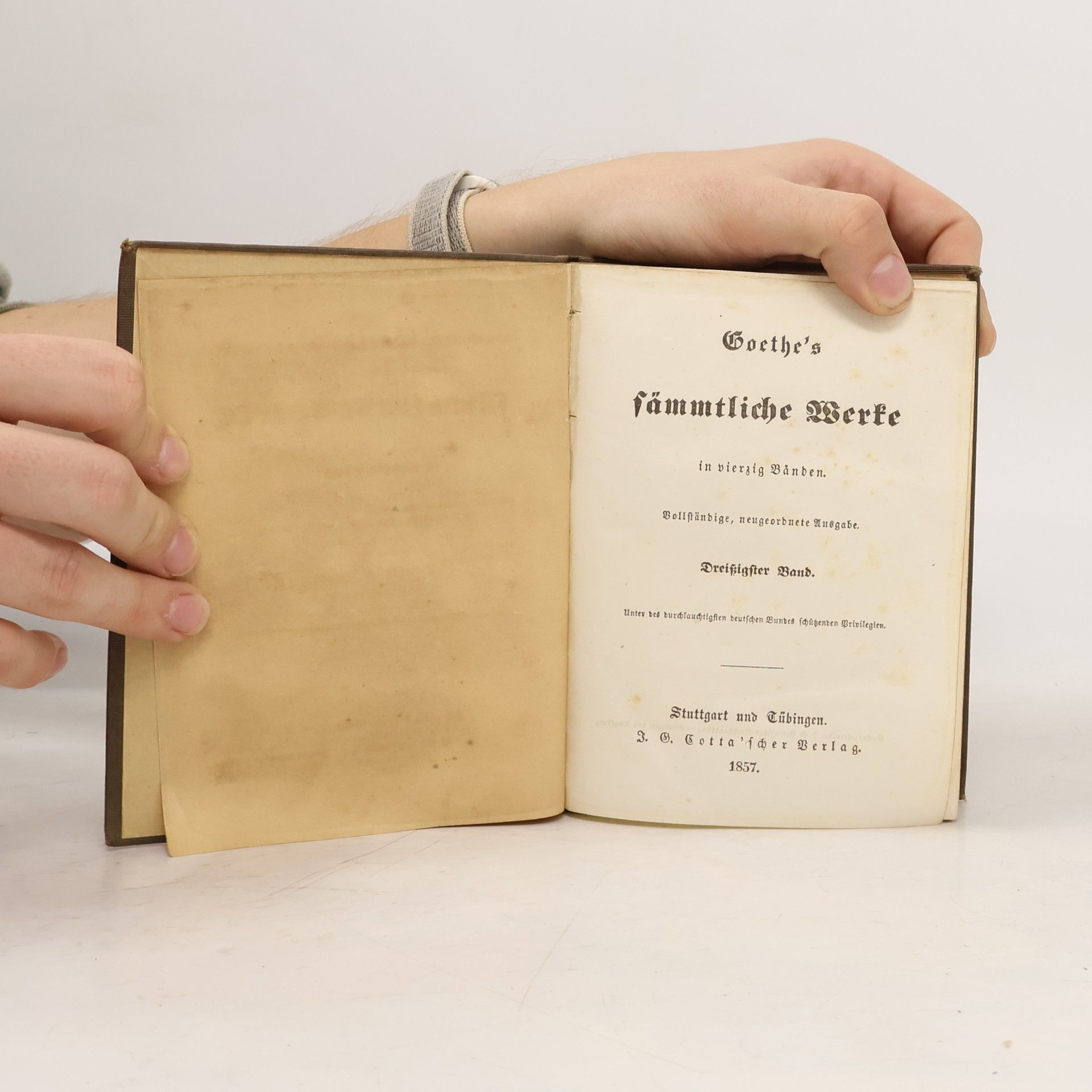Johann Wolfgang von Goethe Goethe's sämmtliche Werke 30