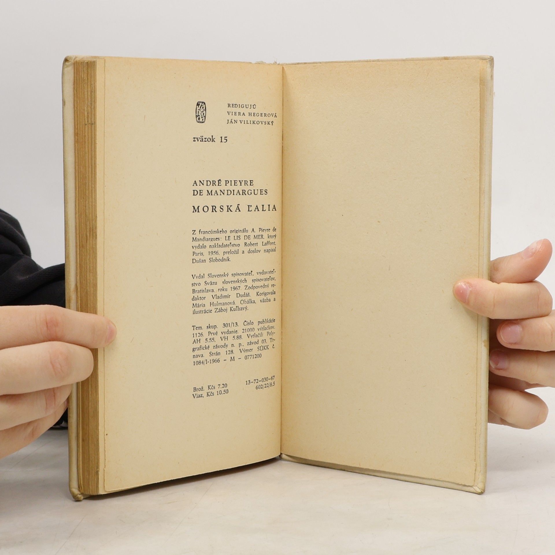 André Pieyre de Mandiargues Morská ľalia