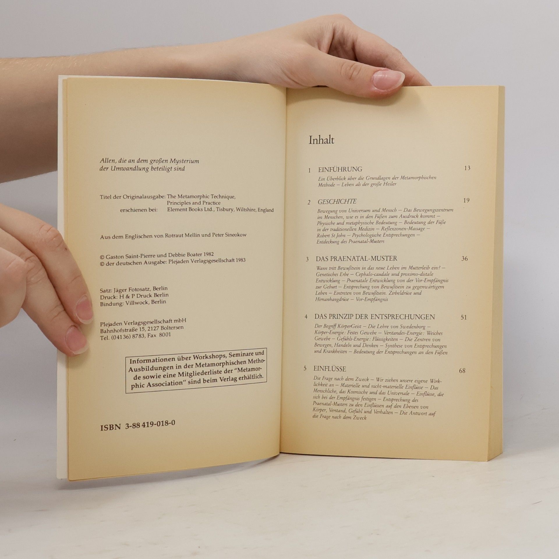 Gaston Saint Pierre Die metamorphische Methode