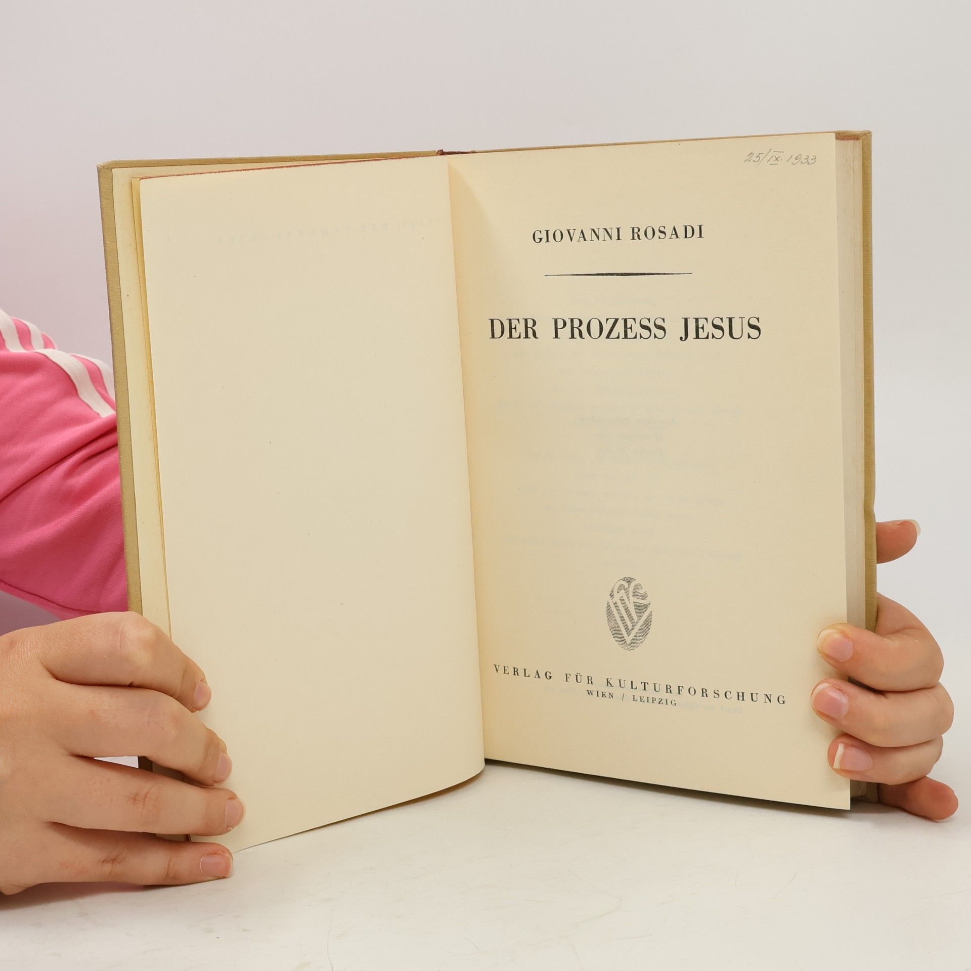 Giovanni Rosadi Der Prozess Jesus