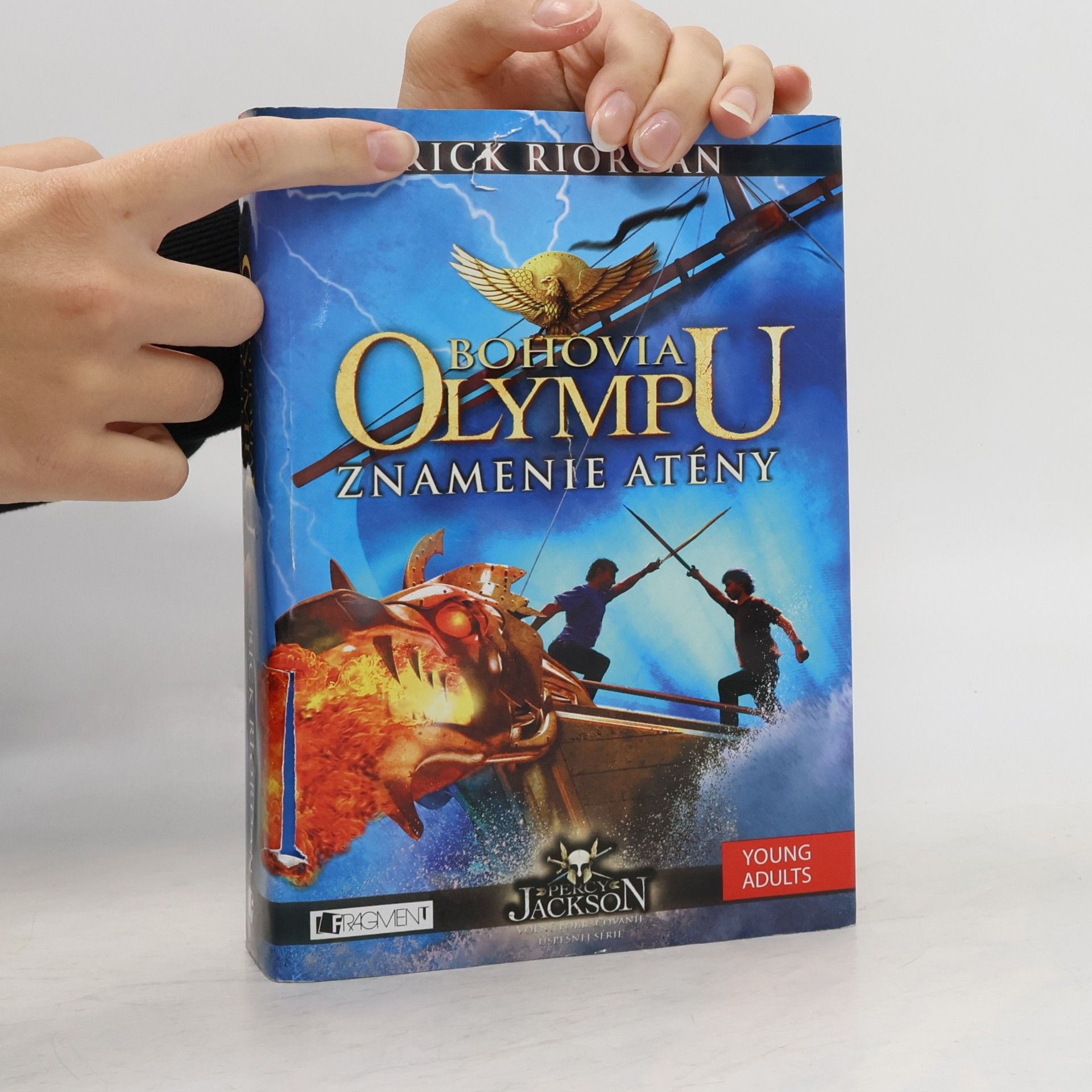 Rick Riordan Bohovia Olympu – Znamenie Atény