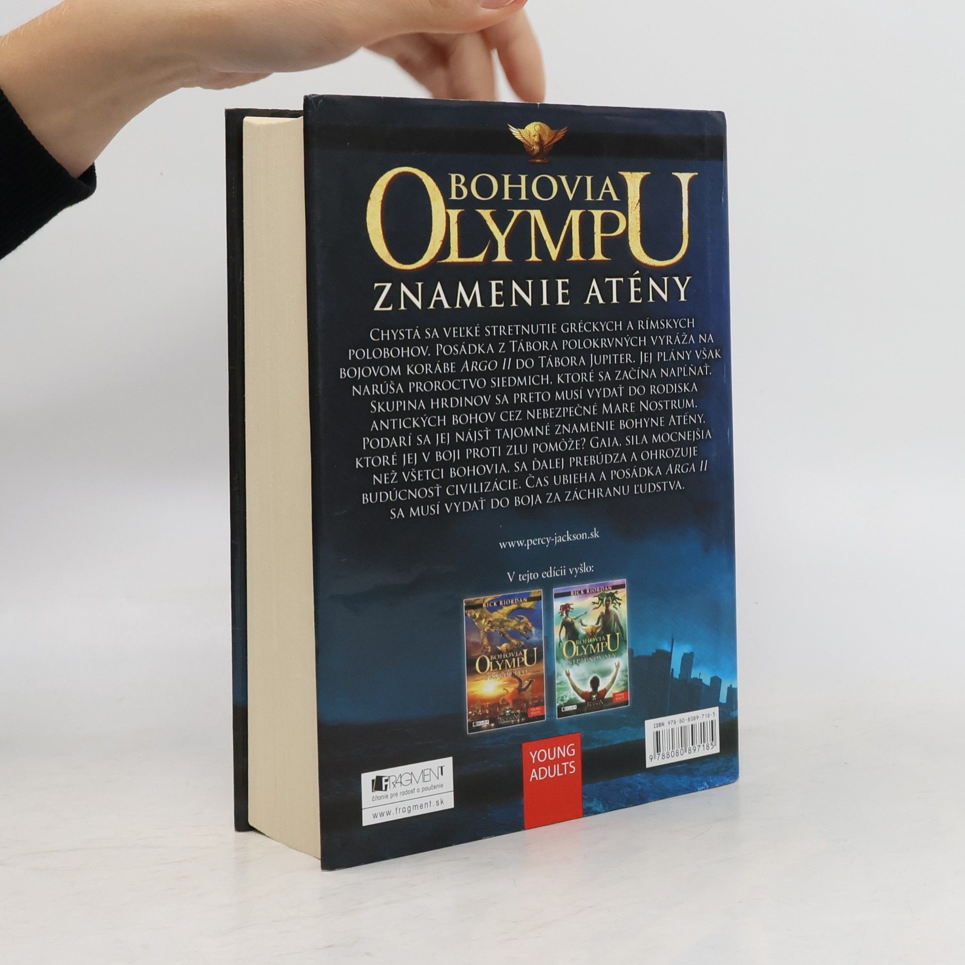 Rick Riordan Bohovia Olympu – Znamenie Atény
