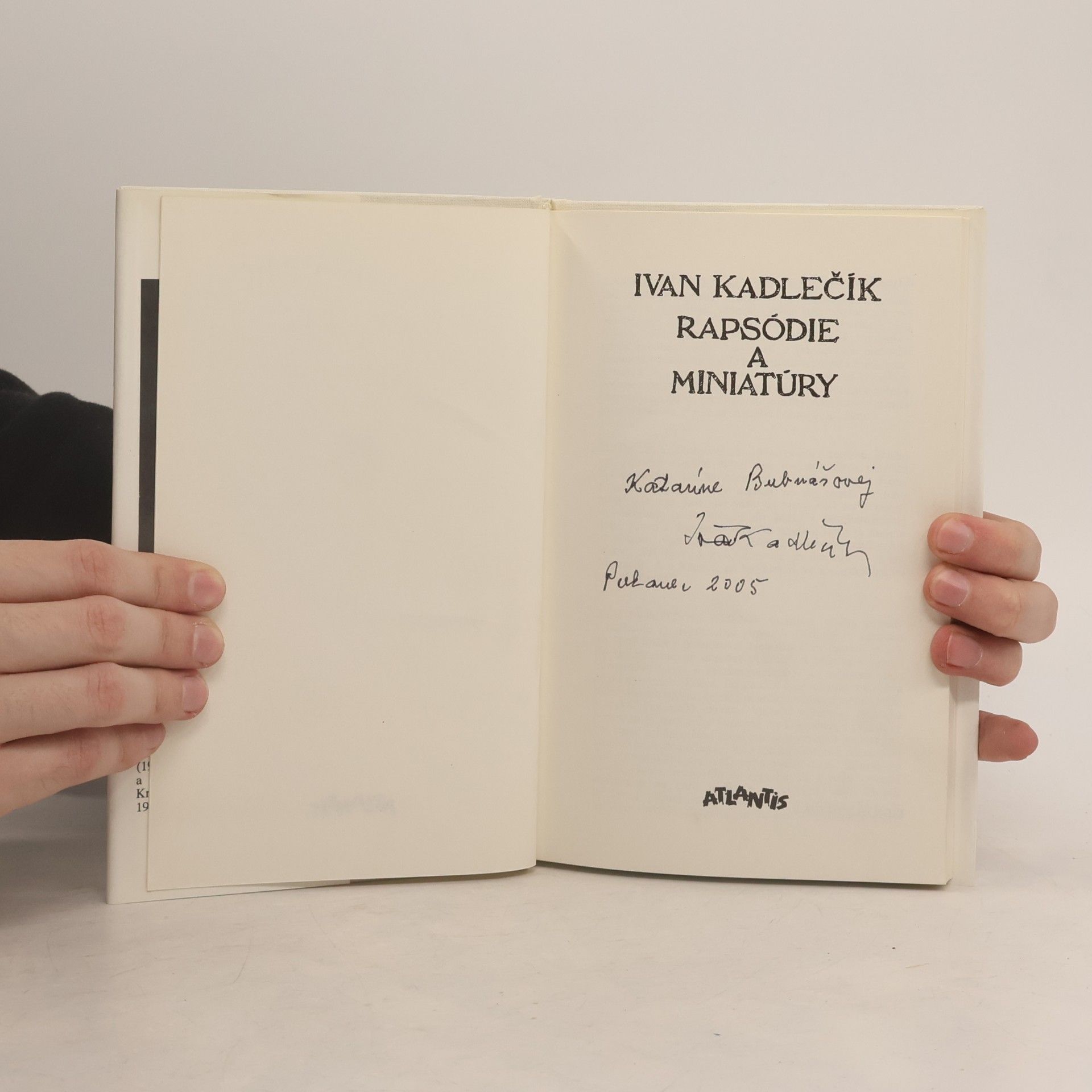 Ivan Kadlečík Rapsódie a miniatúry