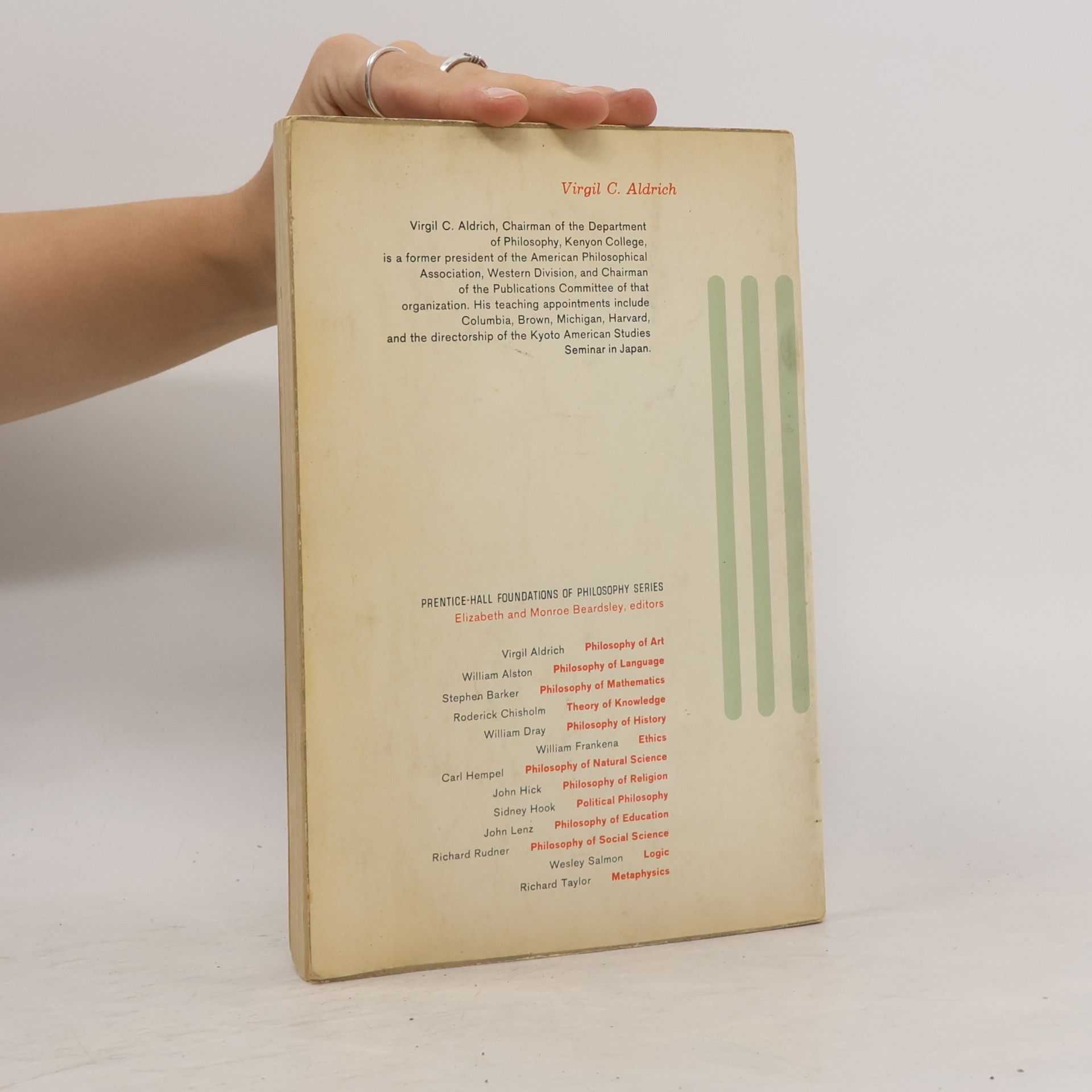 Virgil C. Aldrich Philosophy of Art