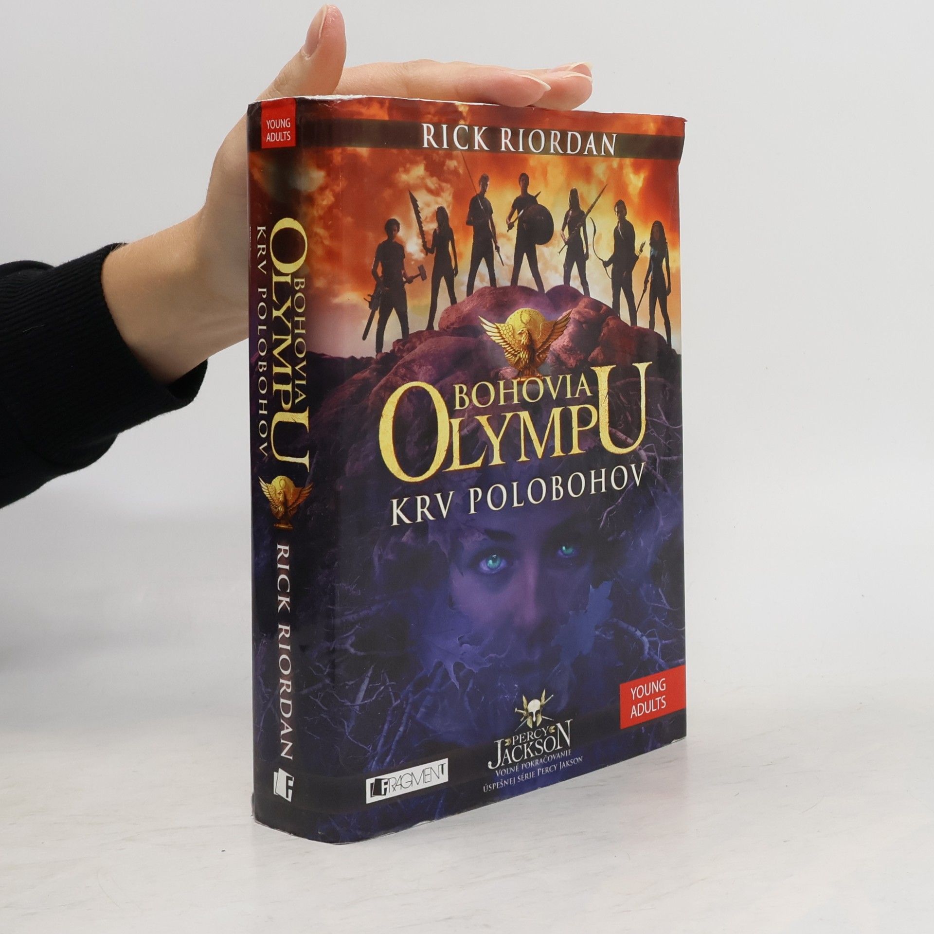 Rick Riordan Krv polobohov. Bohovia Olympu 5