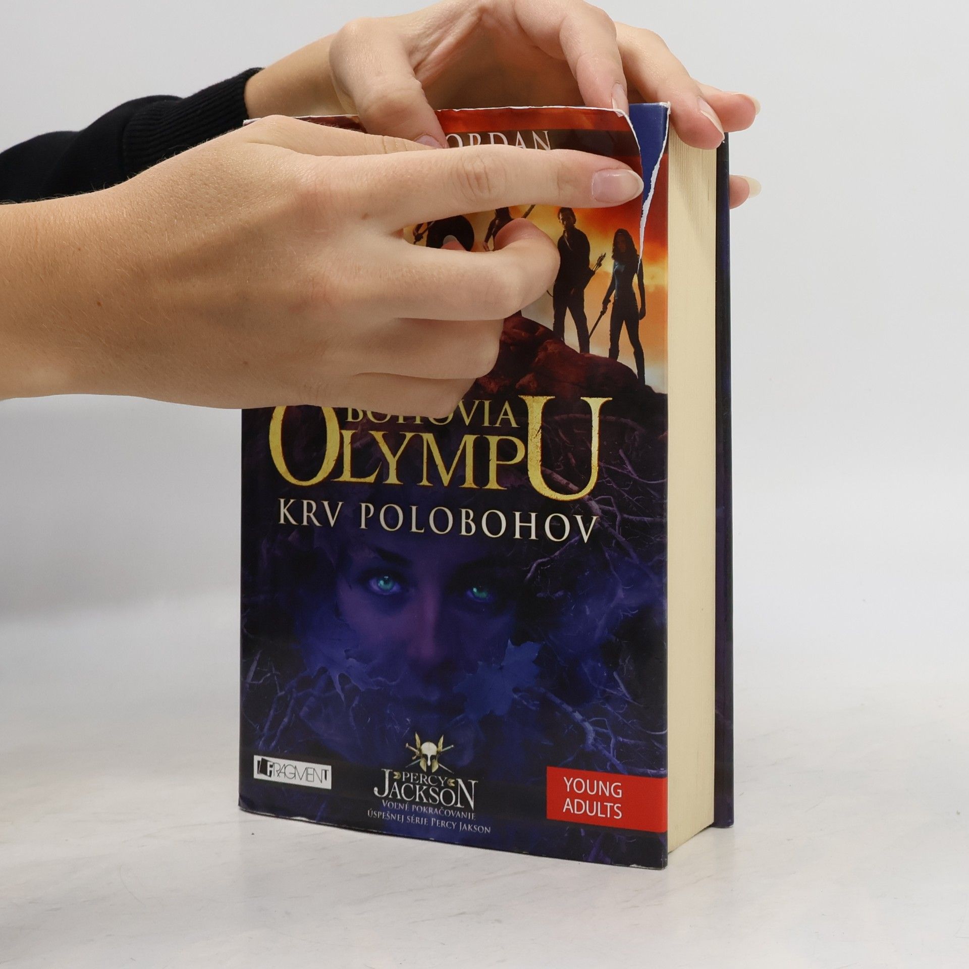Rick Riordan Krv polobohov. Bohovia Olympu 5