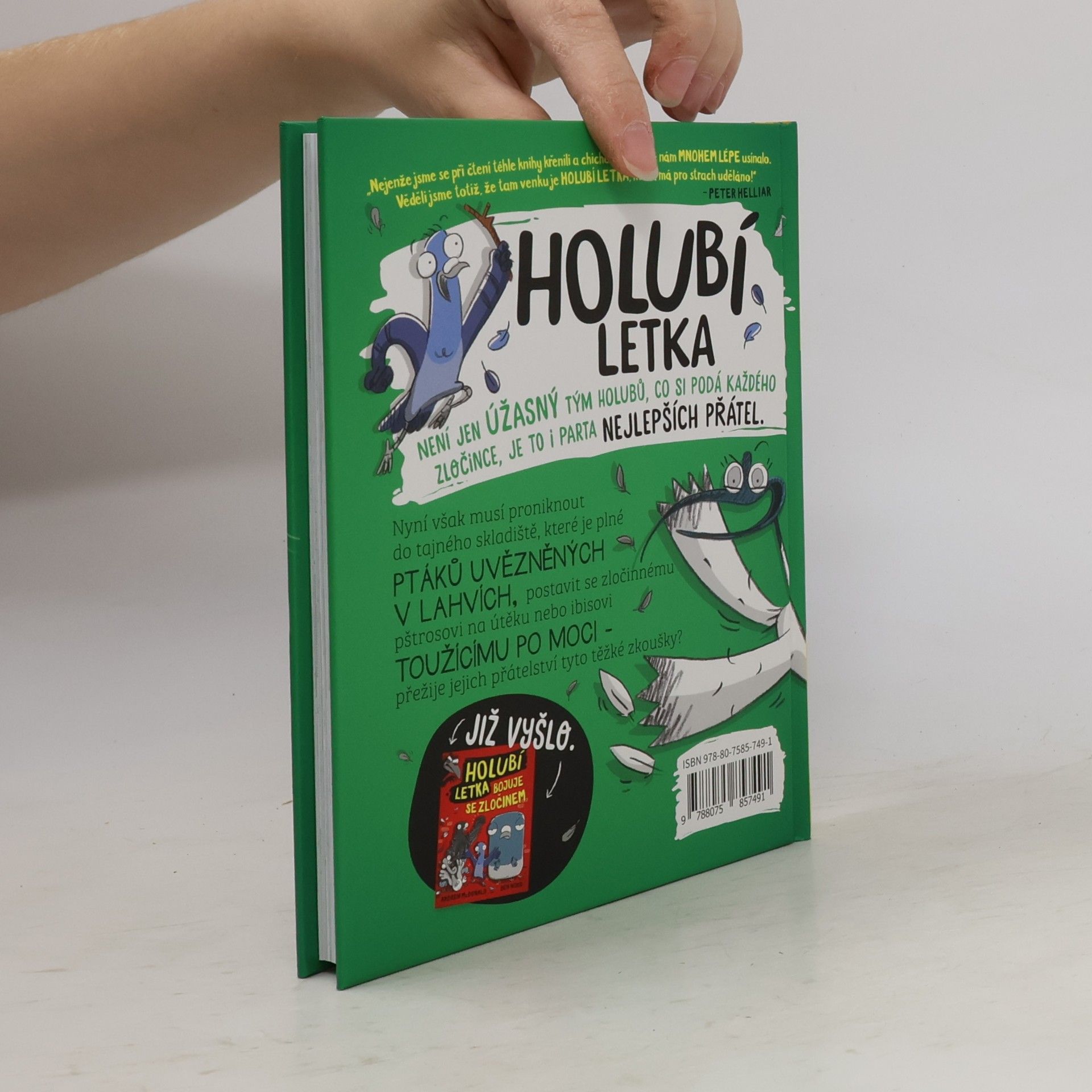 Andrew McDonald Holubí letka má pro strach uděláno