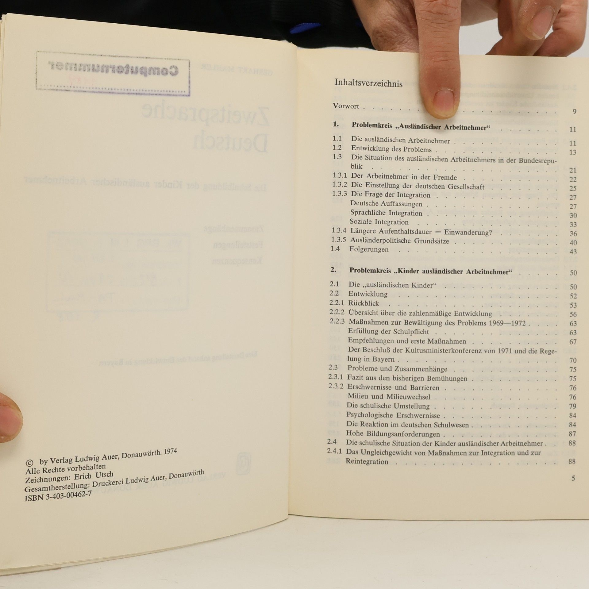 Gerhart Mahler Zweitsprache Deutsch