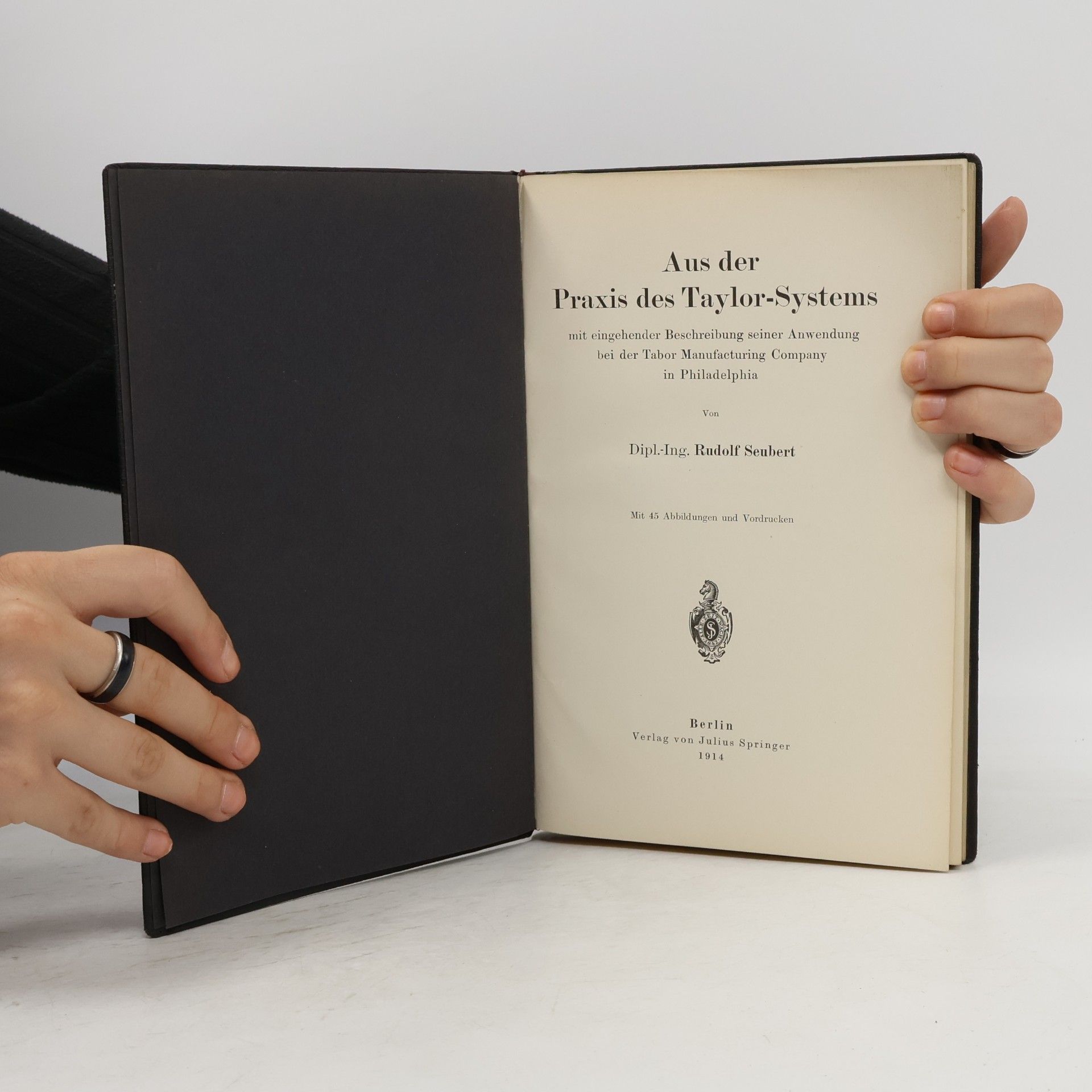 Rudolf Seubert Aus der Praxis des Taylor-Systems