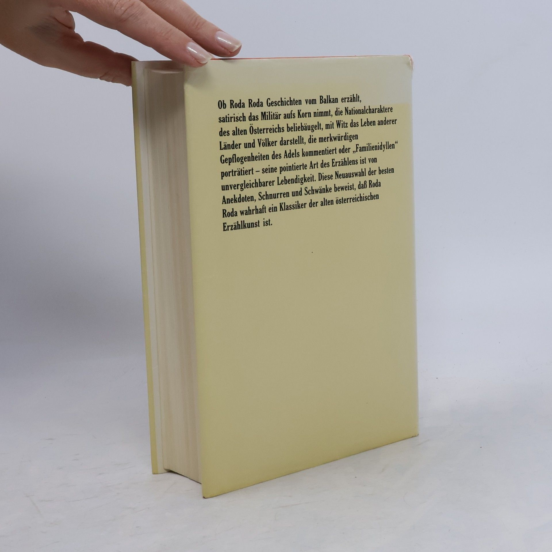 Alexander Friedrich Ladislaus Roda Roda Das grosse Roda Roda Buch