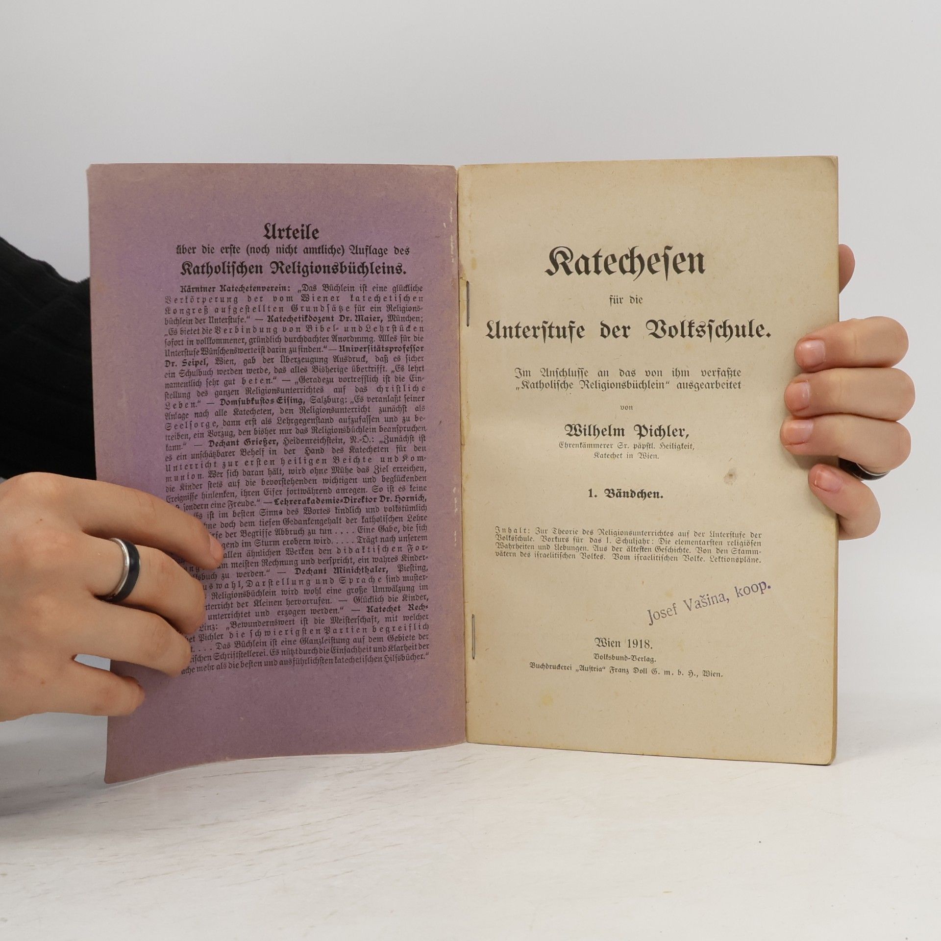 Wilhelm Pichler Katechesen