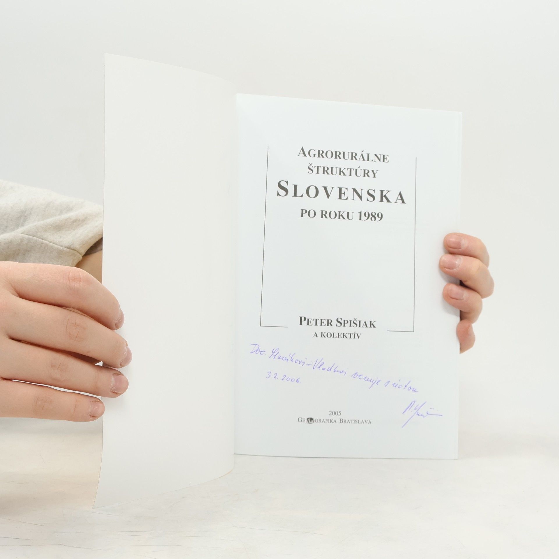 Katarína Pavličková Agrorurálne štruktúry Slovenska po roku 1989