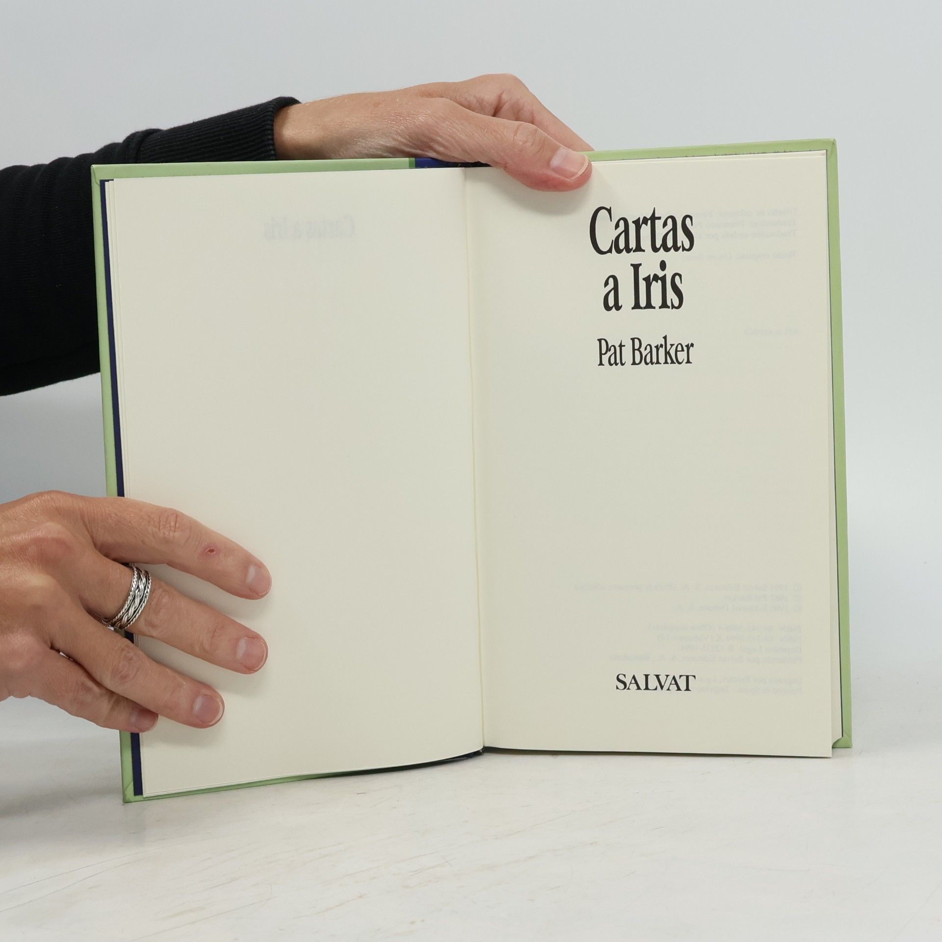 Pat Barker Cartas a Iris