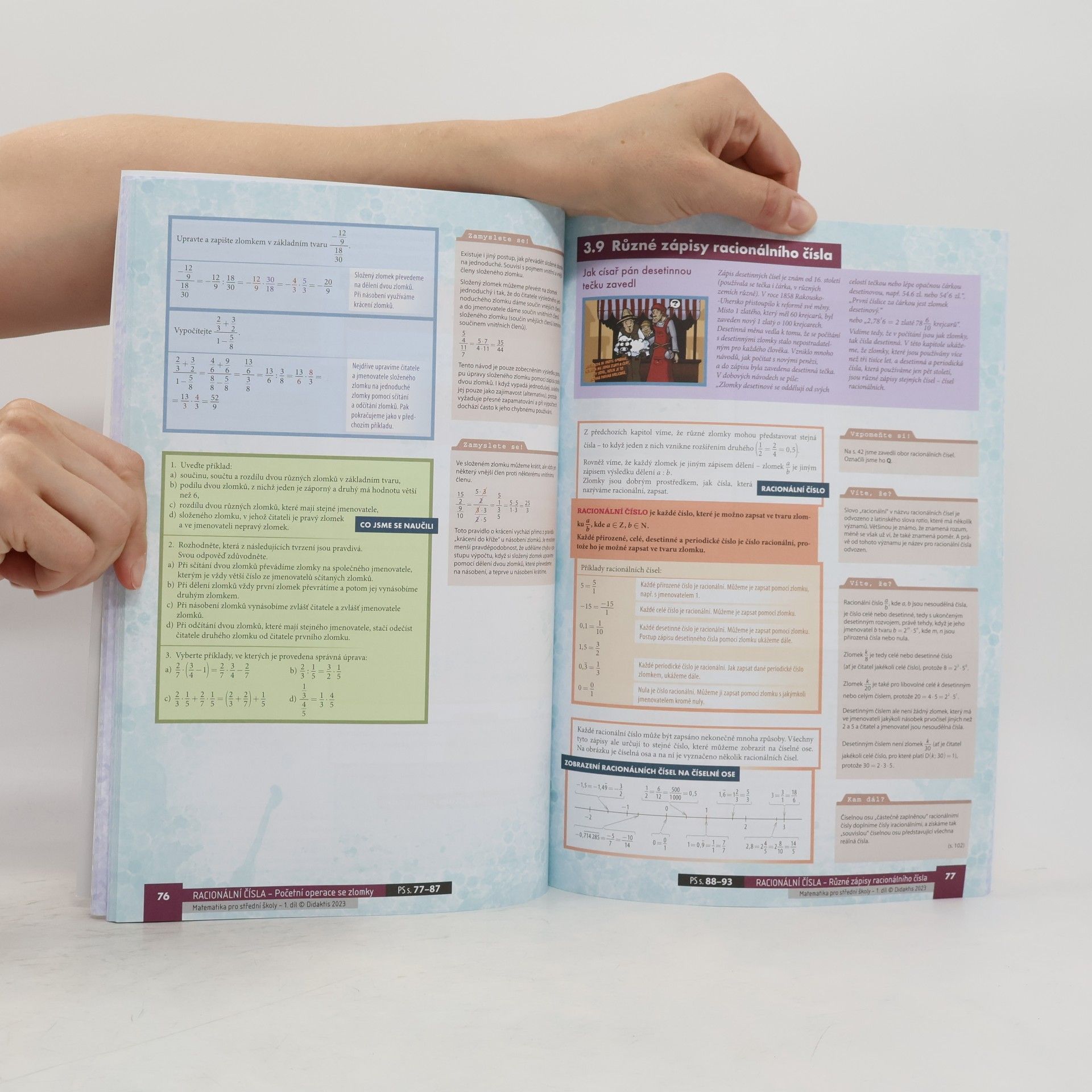 Peter Krupka Matematika pro střední školy. 1. díl, Základní poznatky. Učebnice