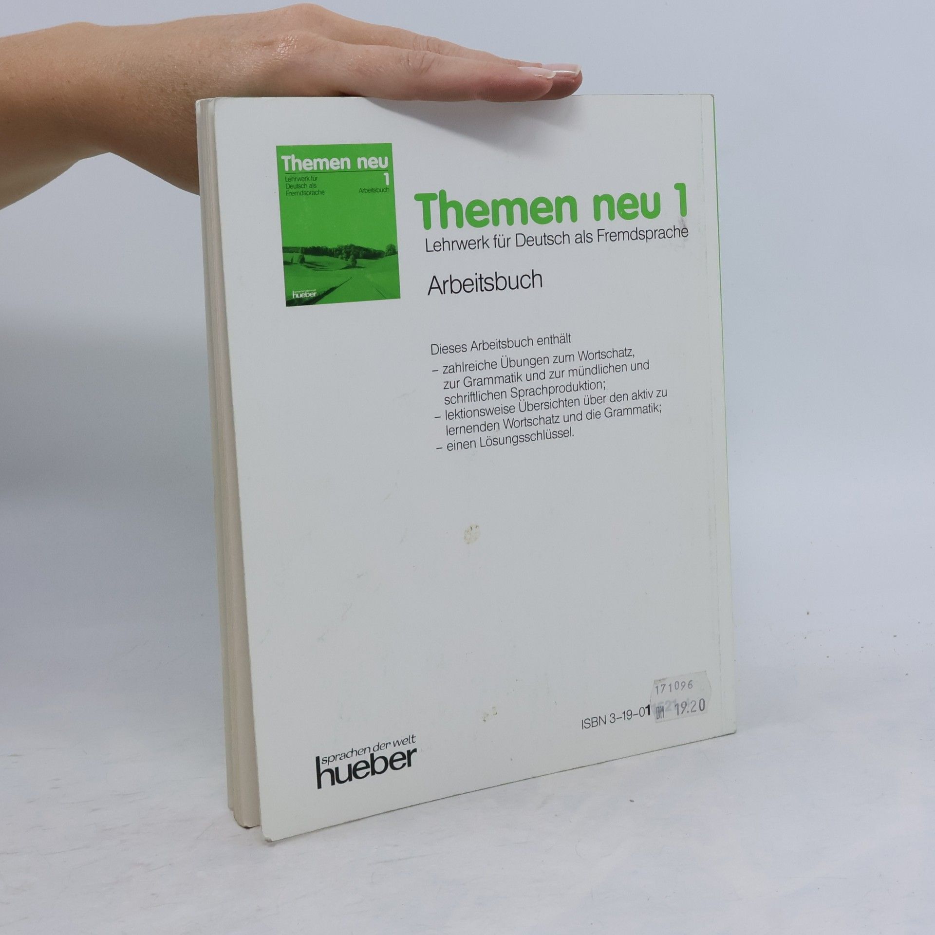 Kolektiv autorů Themen neu. Lehrwerk für Deutsch als Fremdsprache. Arbeitsbuch 1
