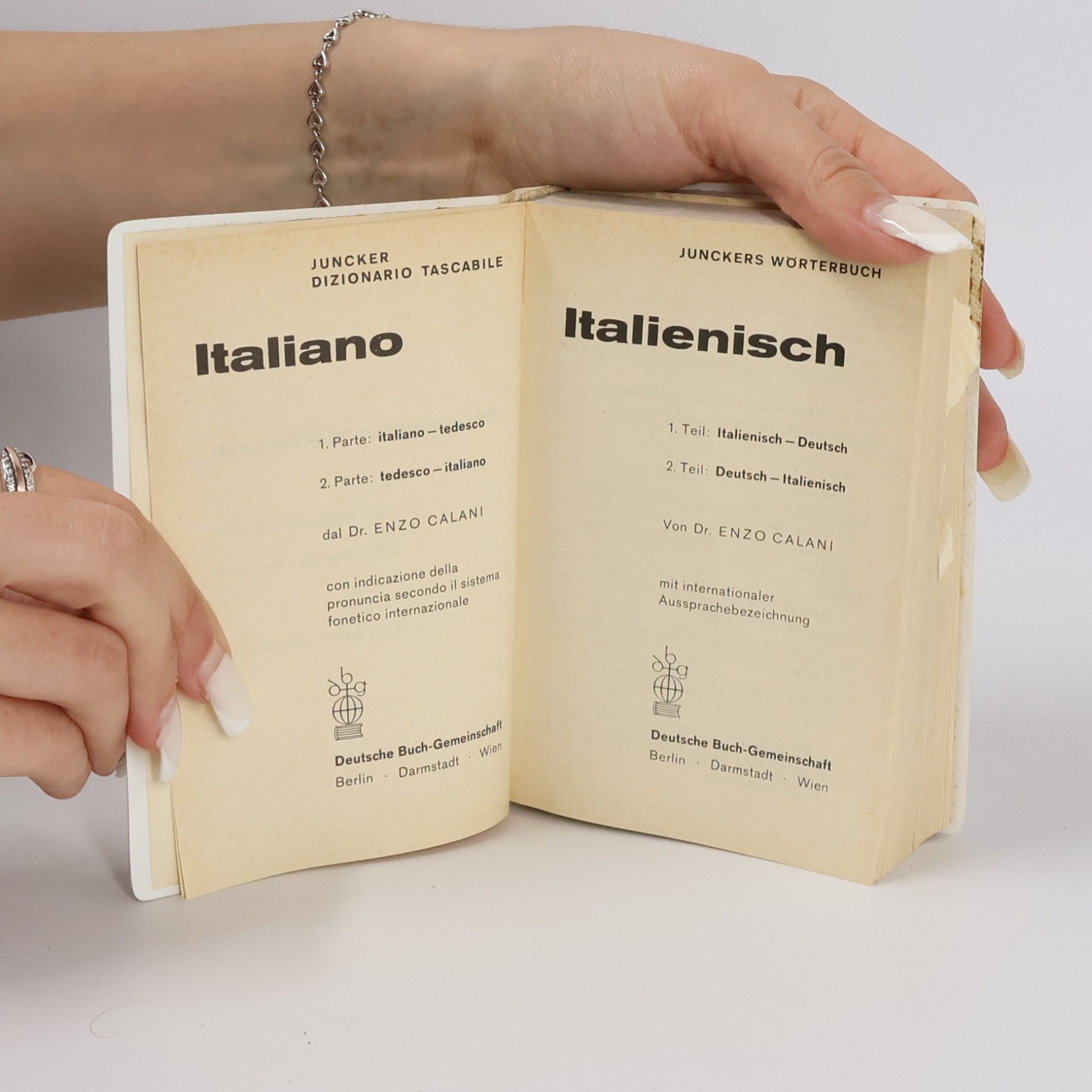 Enzo Calani Taschenwörterbuch: Italienisch Deutsch. Deutsch Italienisch