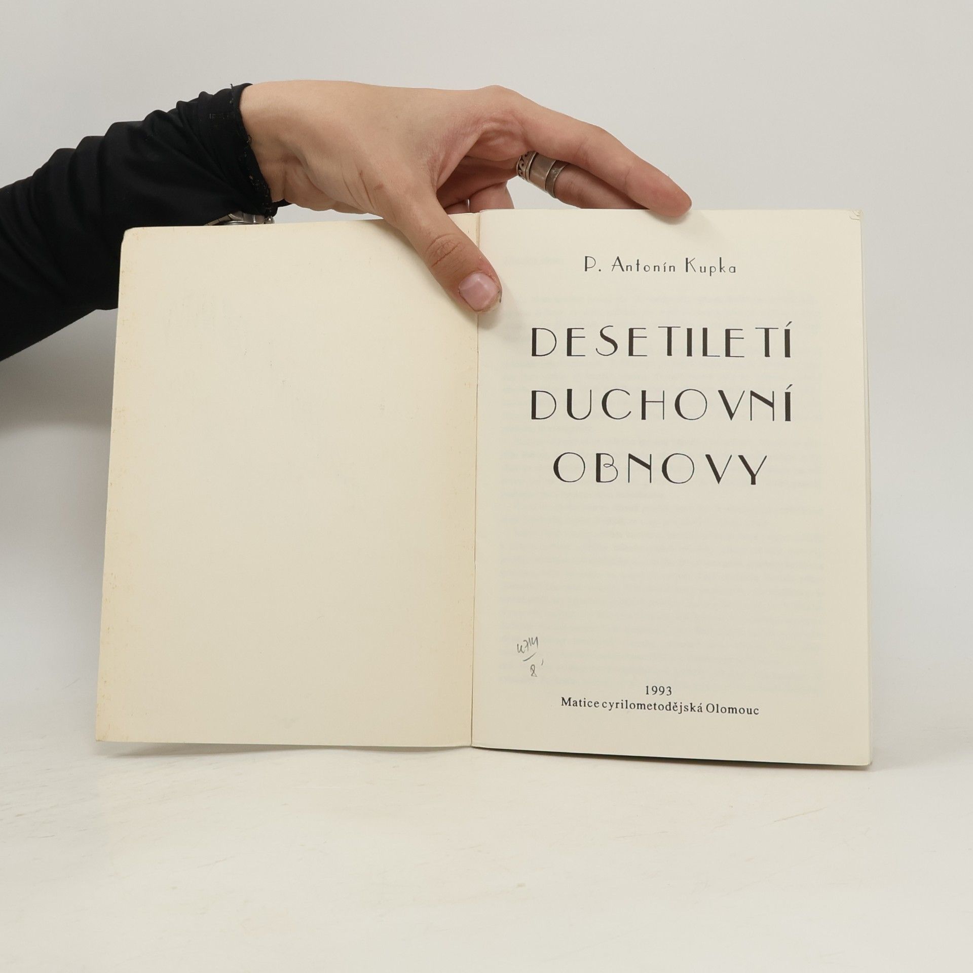 Antonín Kupka Desetiletí duchovní obnovy