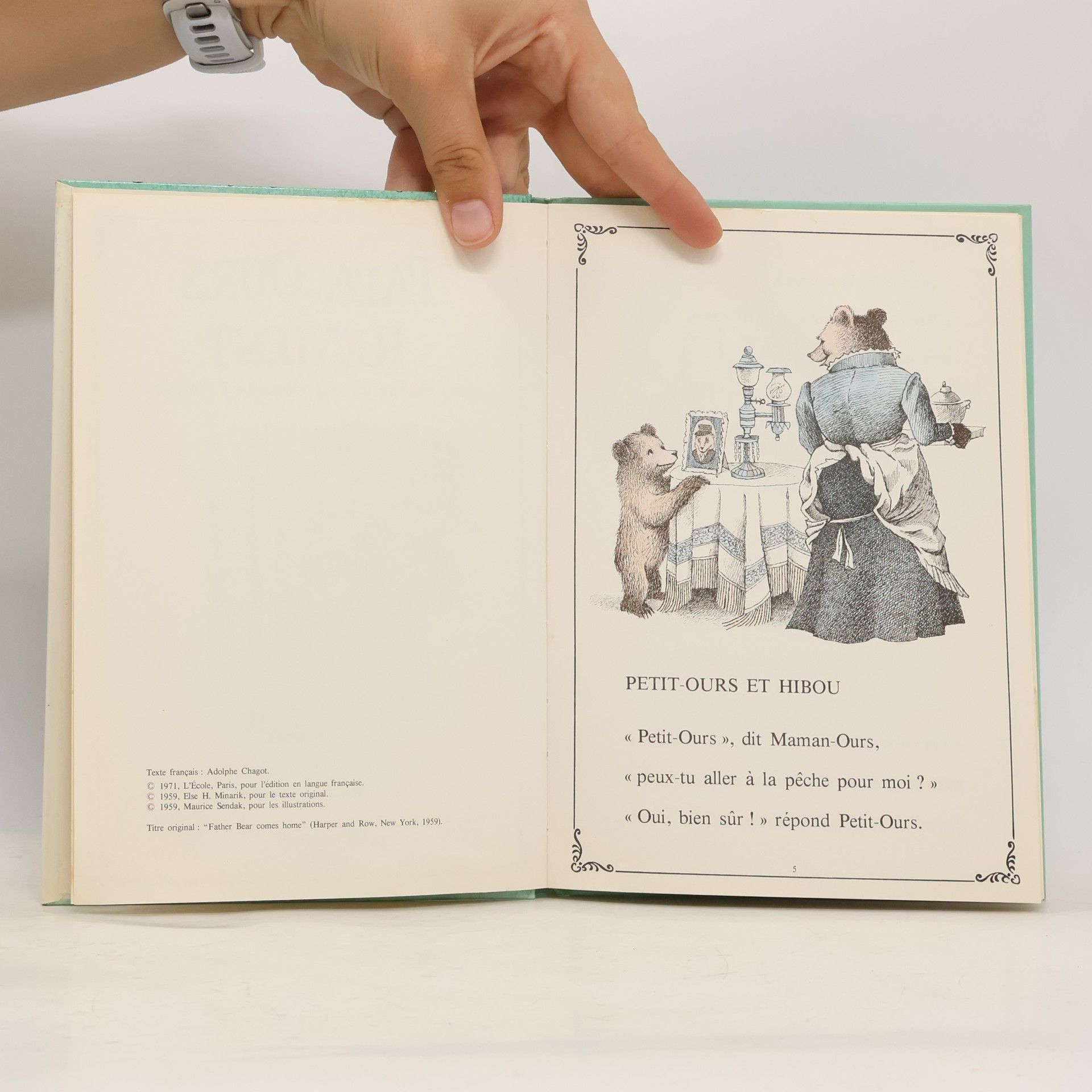 Maurice Sendak Papa Ours Revient