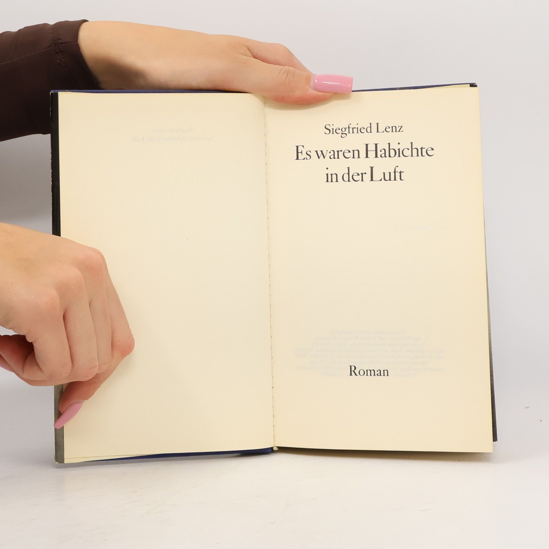 Siegfried Lenz Es waren Habichte in der Luft