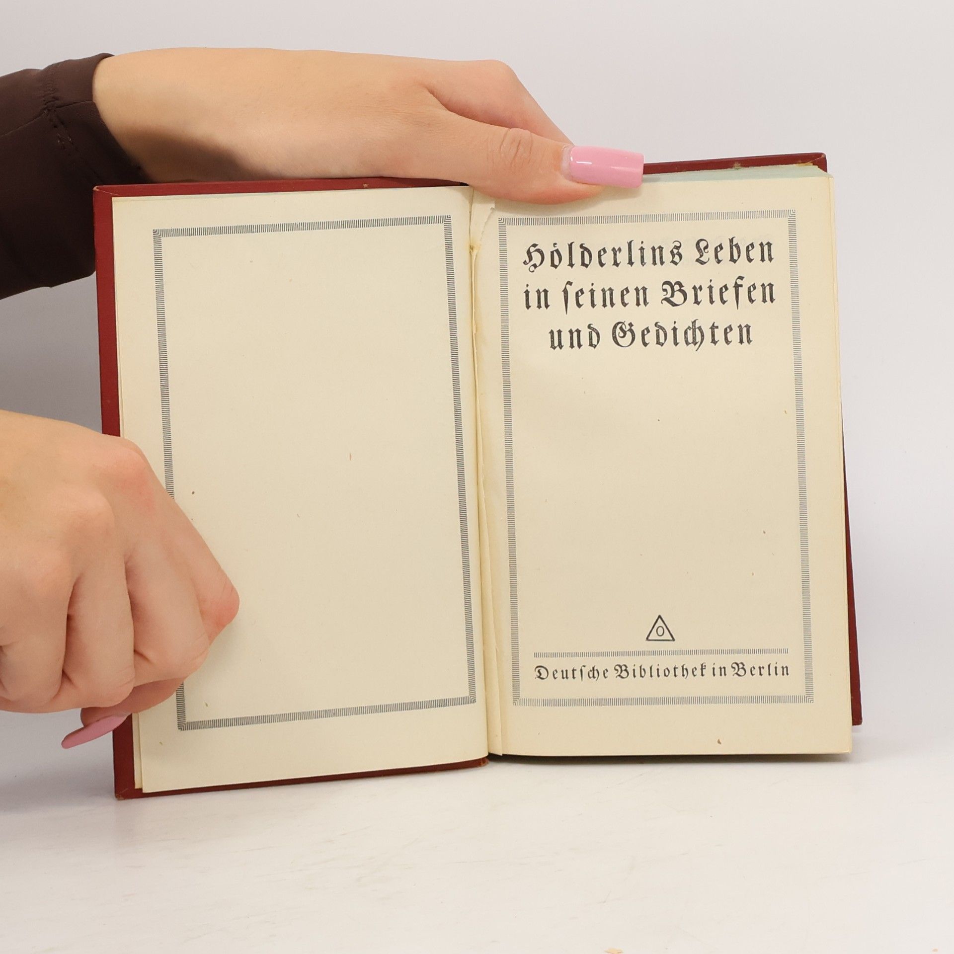 kolektiv Hölderlins Leben in seinen Briefen und Gedichten
