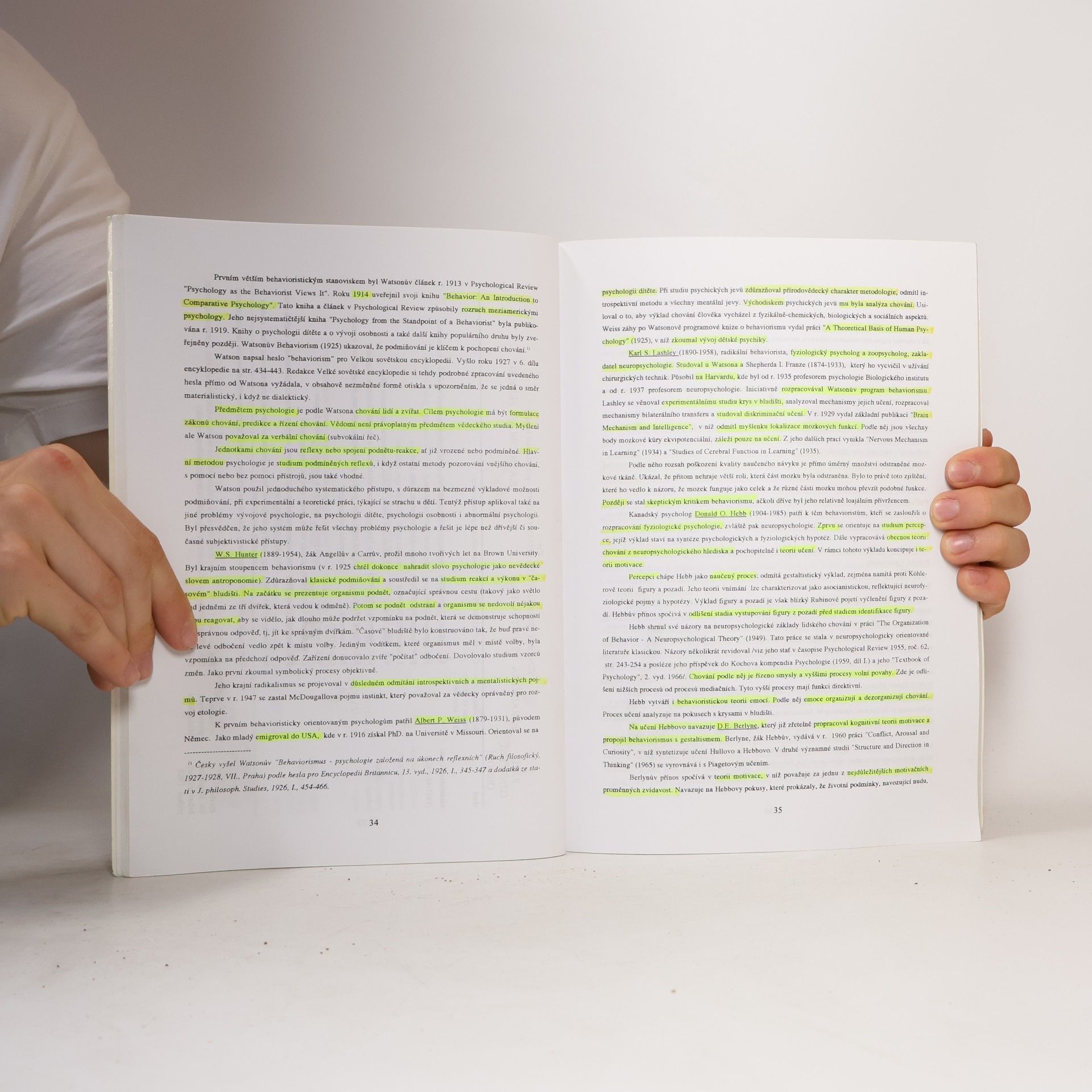 Jiří Hoskovec Psychologie XX. století I.