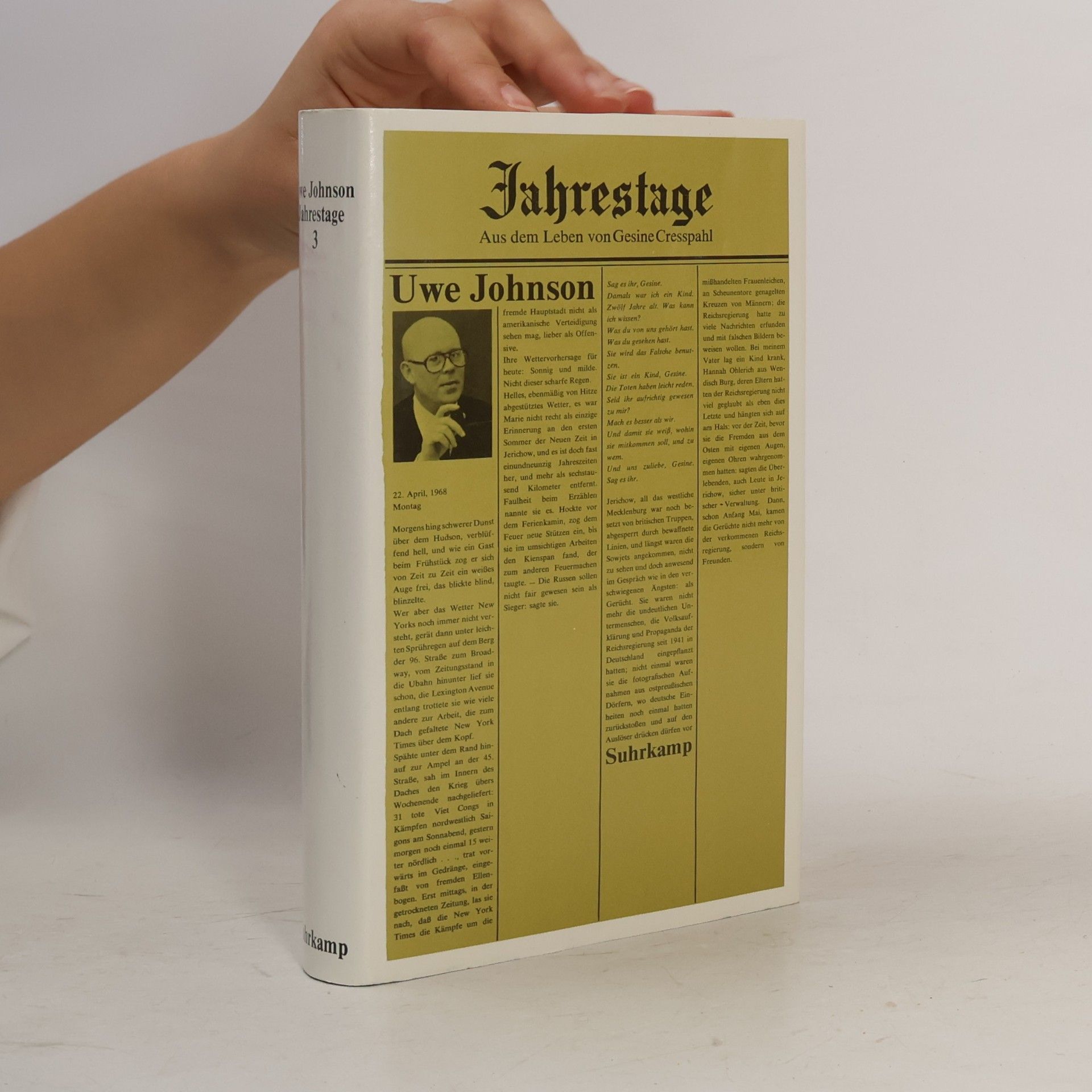 Uwe Johnson Jahrestage