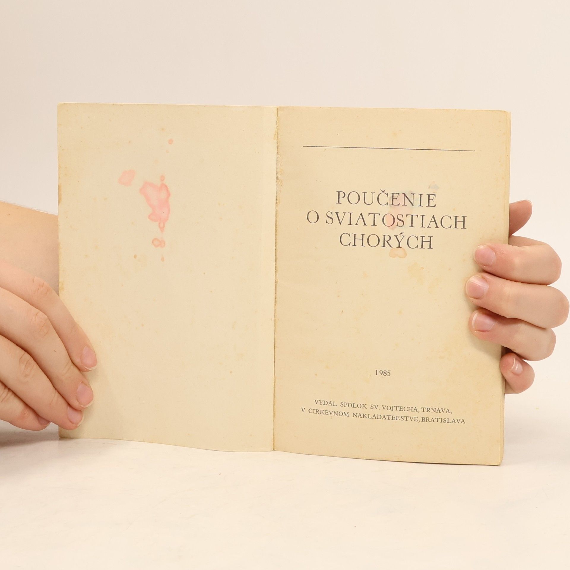 Kolektiv autorů Poučenie o sviatostiach chorých