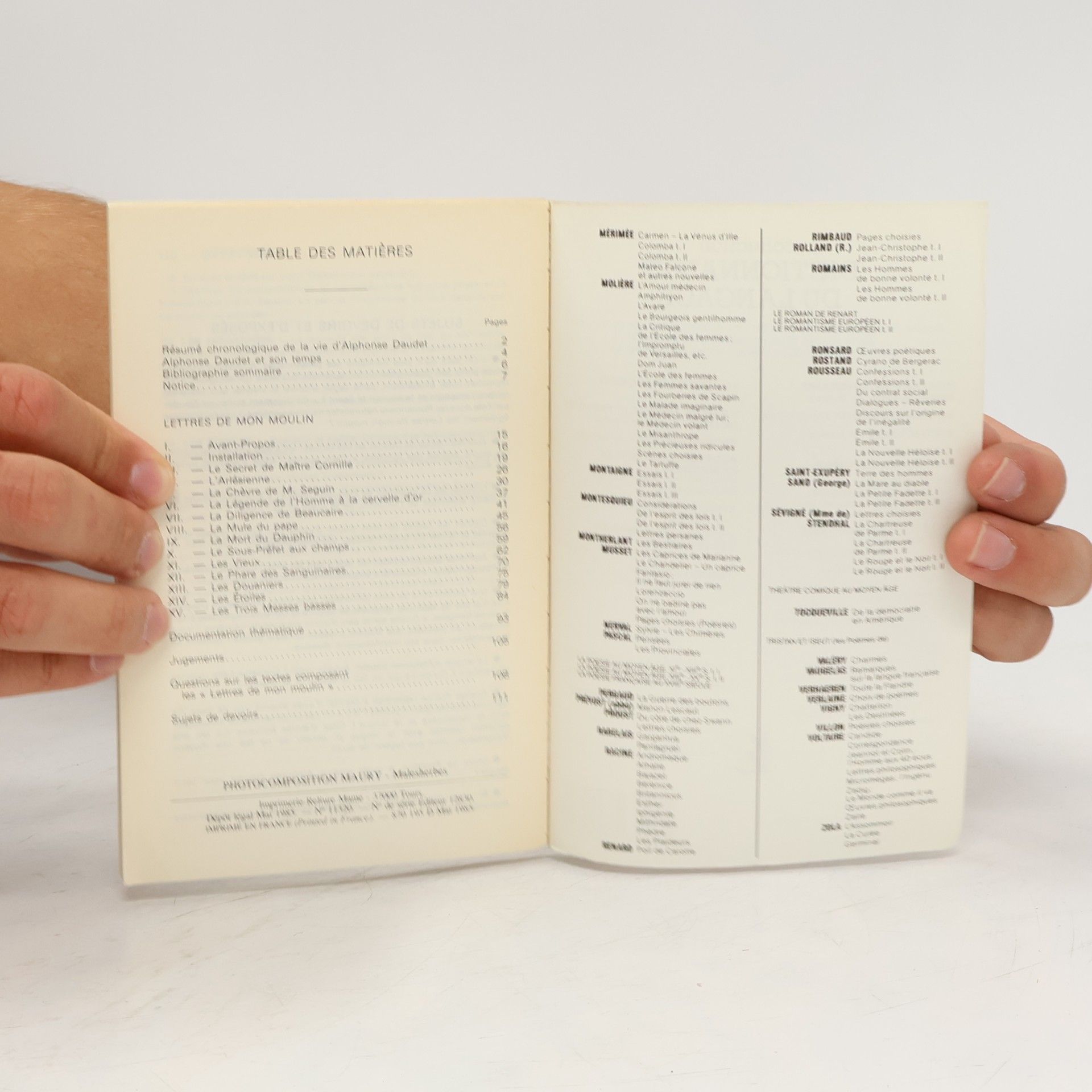 Alphonse Daudet Classiques Larousse: Lettres de mon moulin