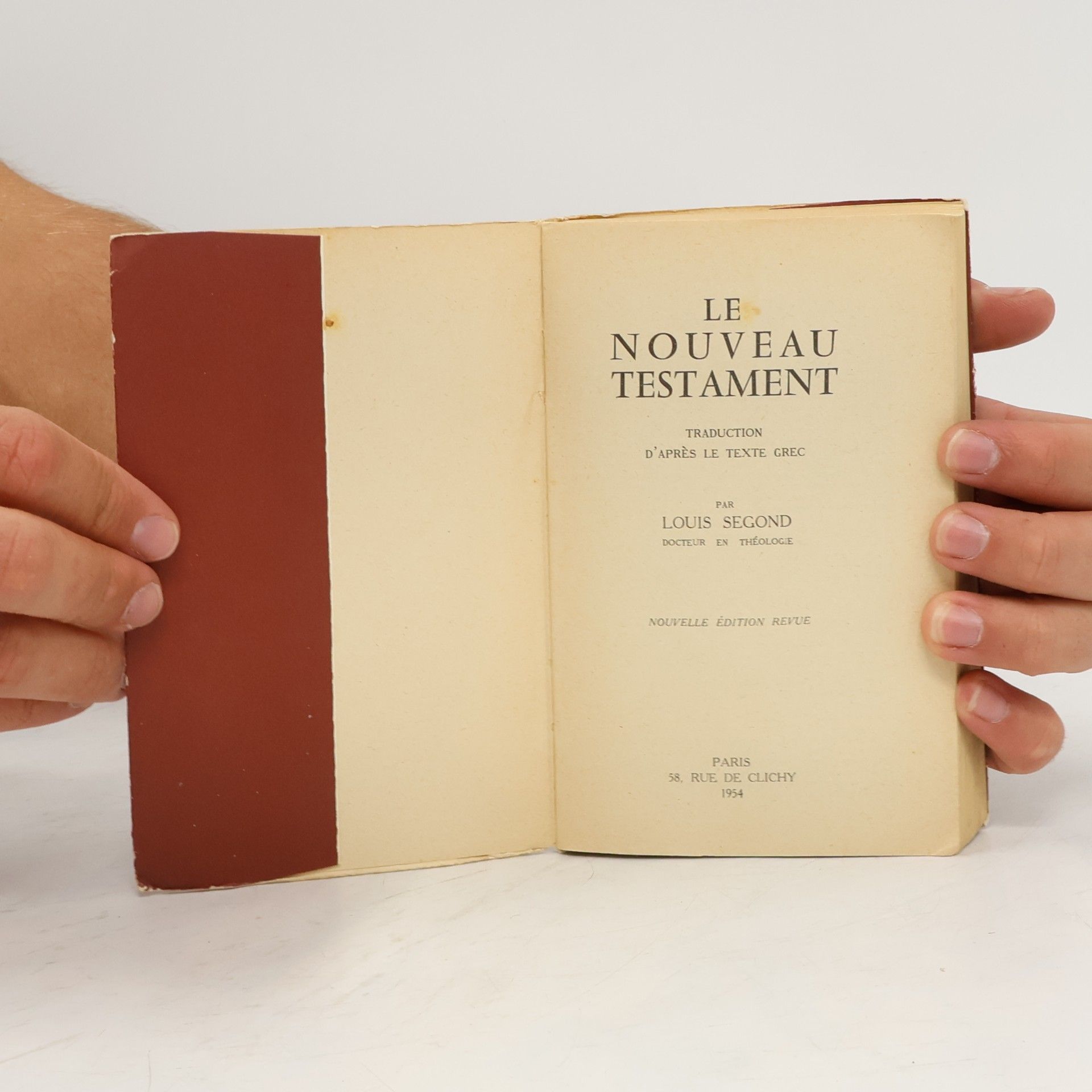 Louis Segond Le Nouveau Testament