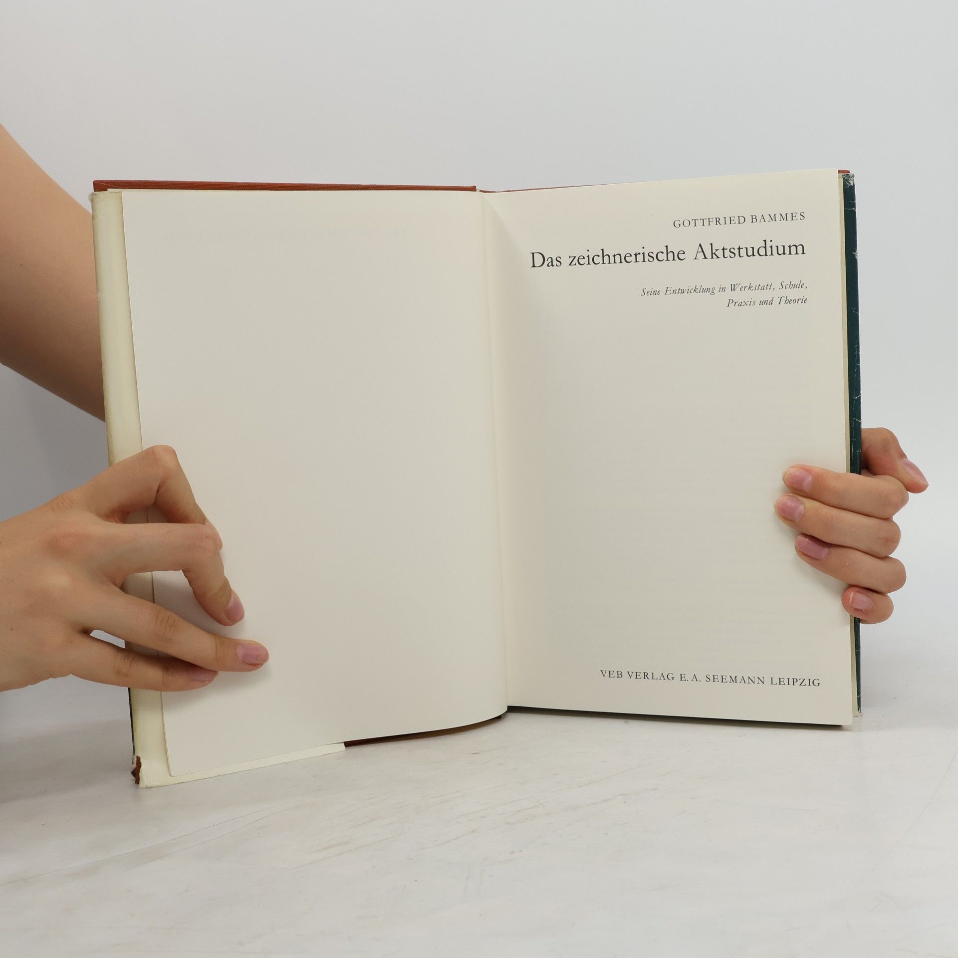 Gottfried Bammes Das zeichnerische Aktstudium