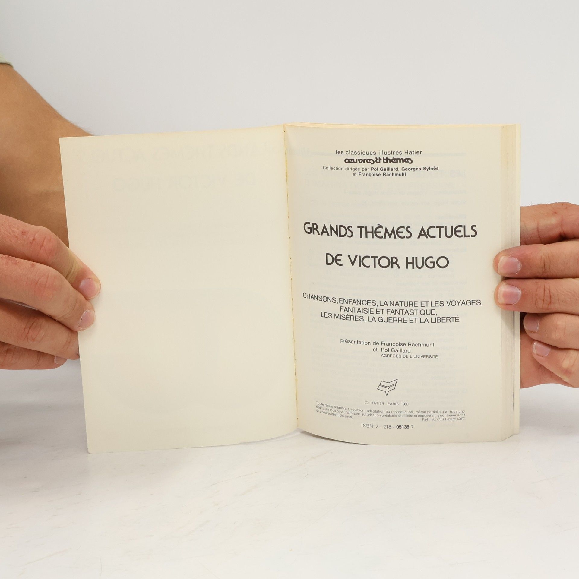 Victor Hugo Œuvres & thèmes: Grands thèmes actuels de Victor Hugo